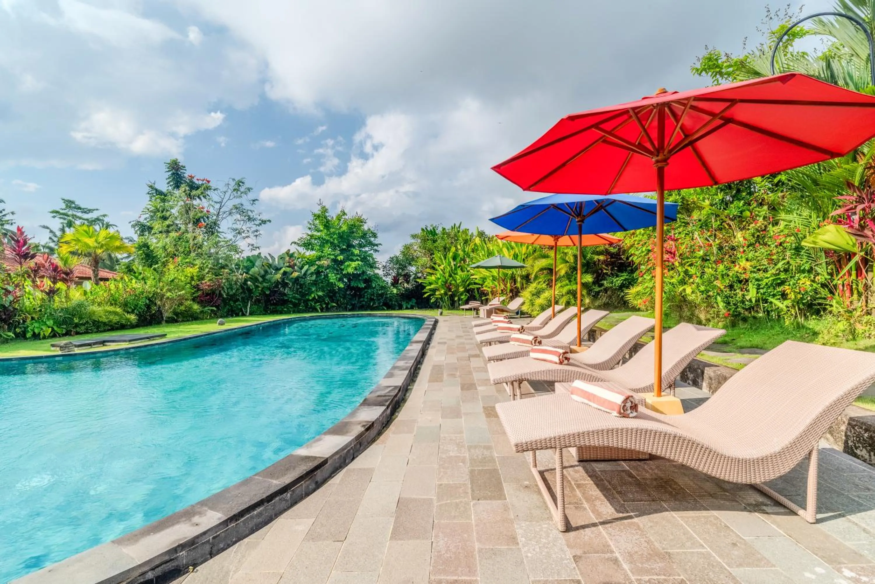 Pool view in Kampung Uma Dawa Villas and Spa