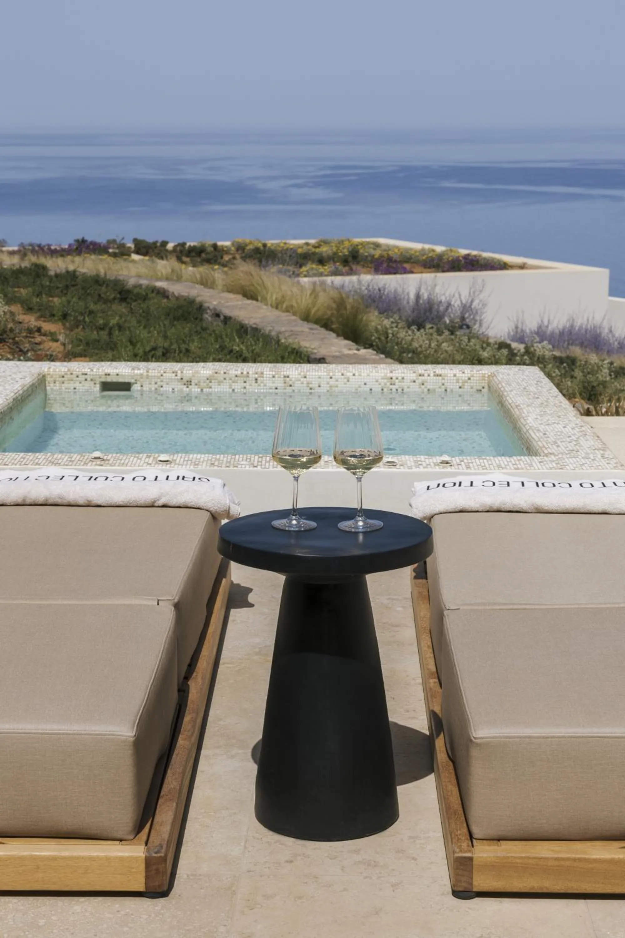 Sea view in Santo Mine Oia Suites