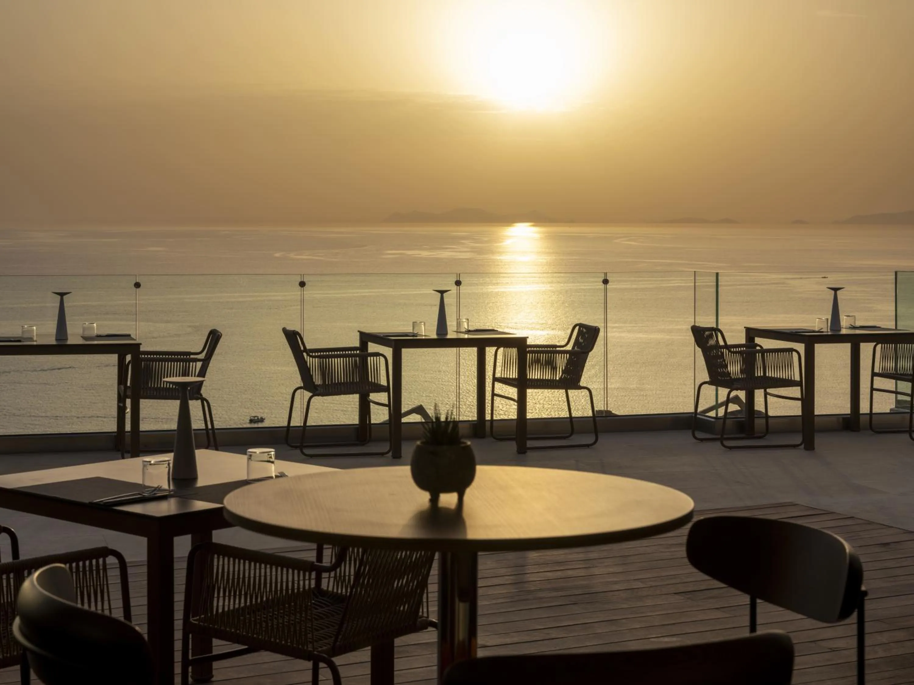 Balcony/Terrace in Santo Mine Oia Suites