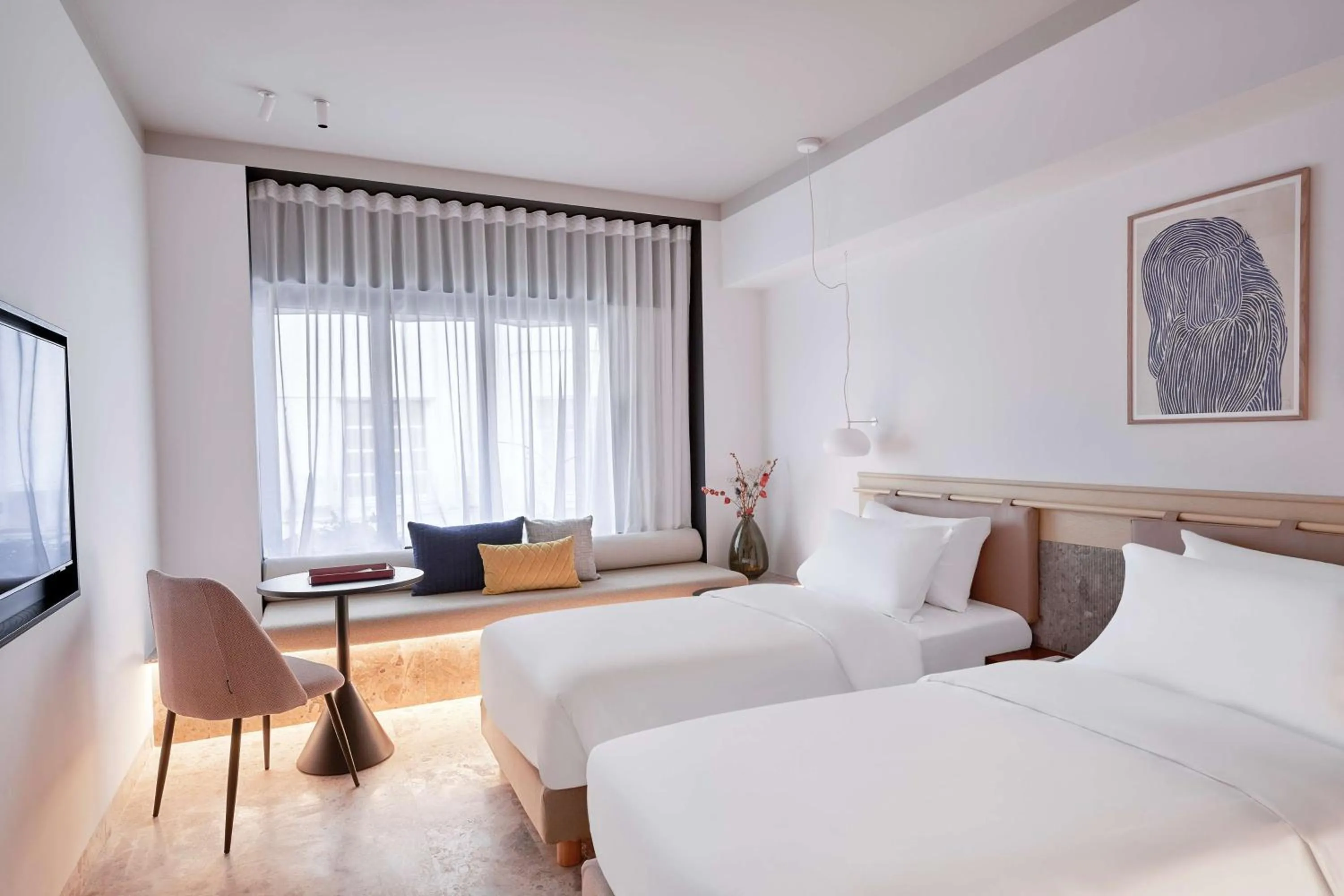 Bedroom, Bed in The Social Athens Hotel, a member of Radisson Individuals