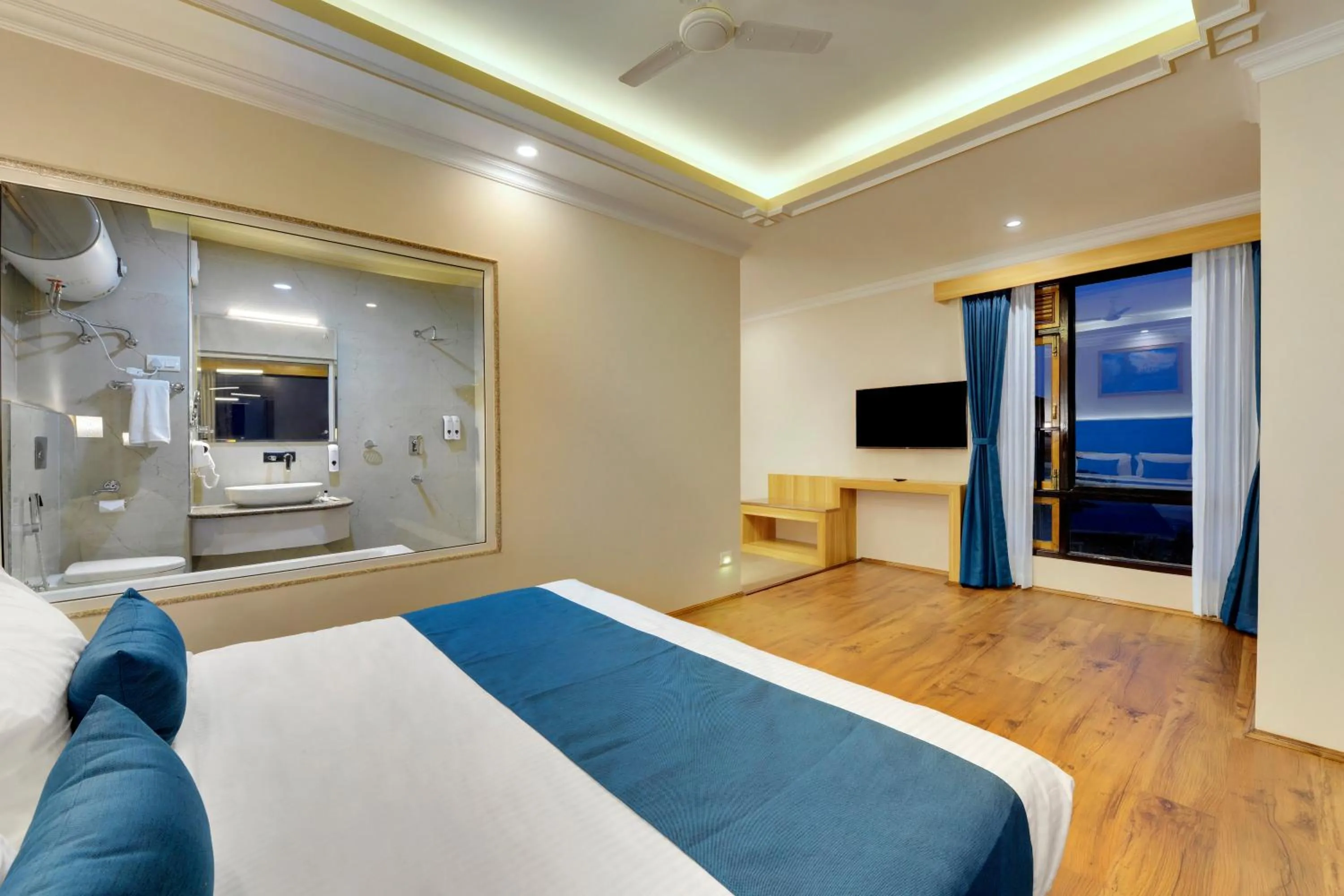 Bed in Yashshree Sikkim Blossom 600 Meters from MG Marg