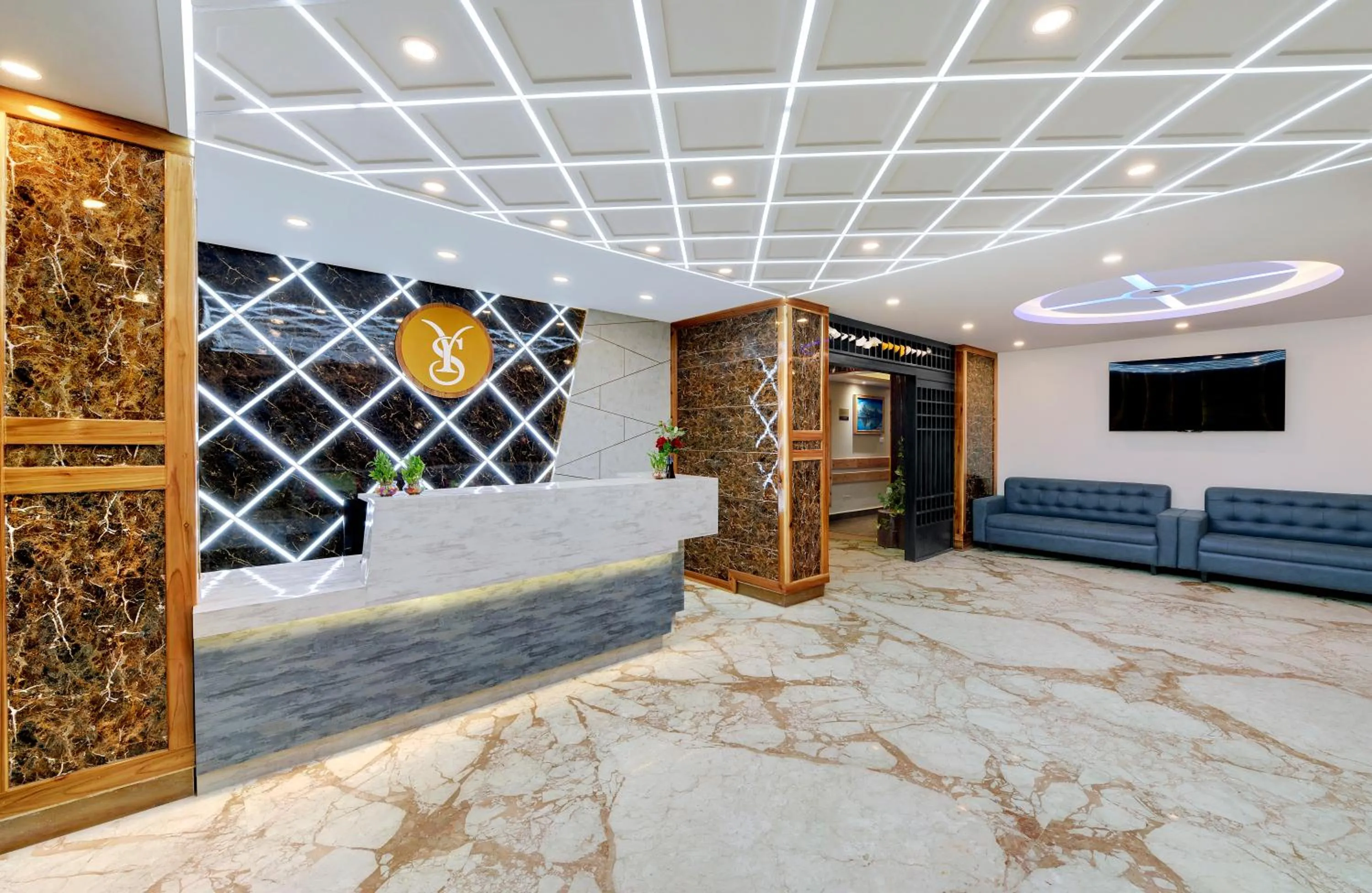 Lobby or reception in Yashshree Sikkim Blossom 600 Meters from MG Marg