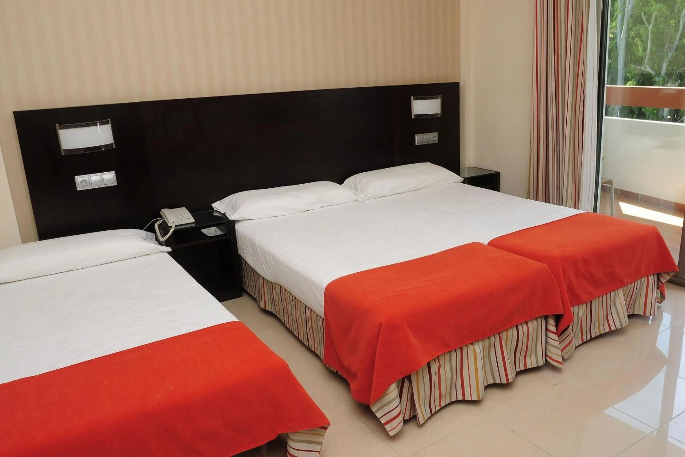 Bed in Hotel Pradillo Conil