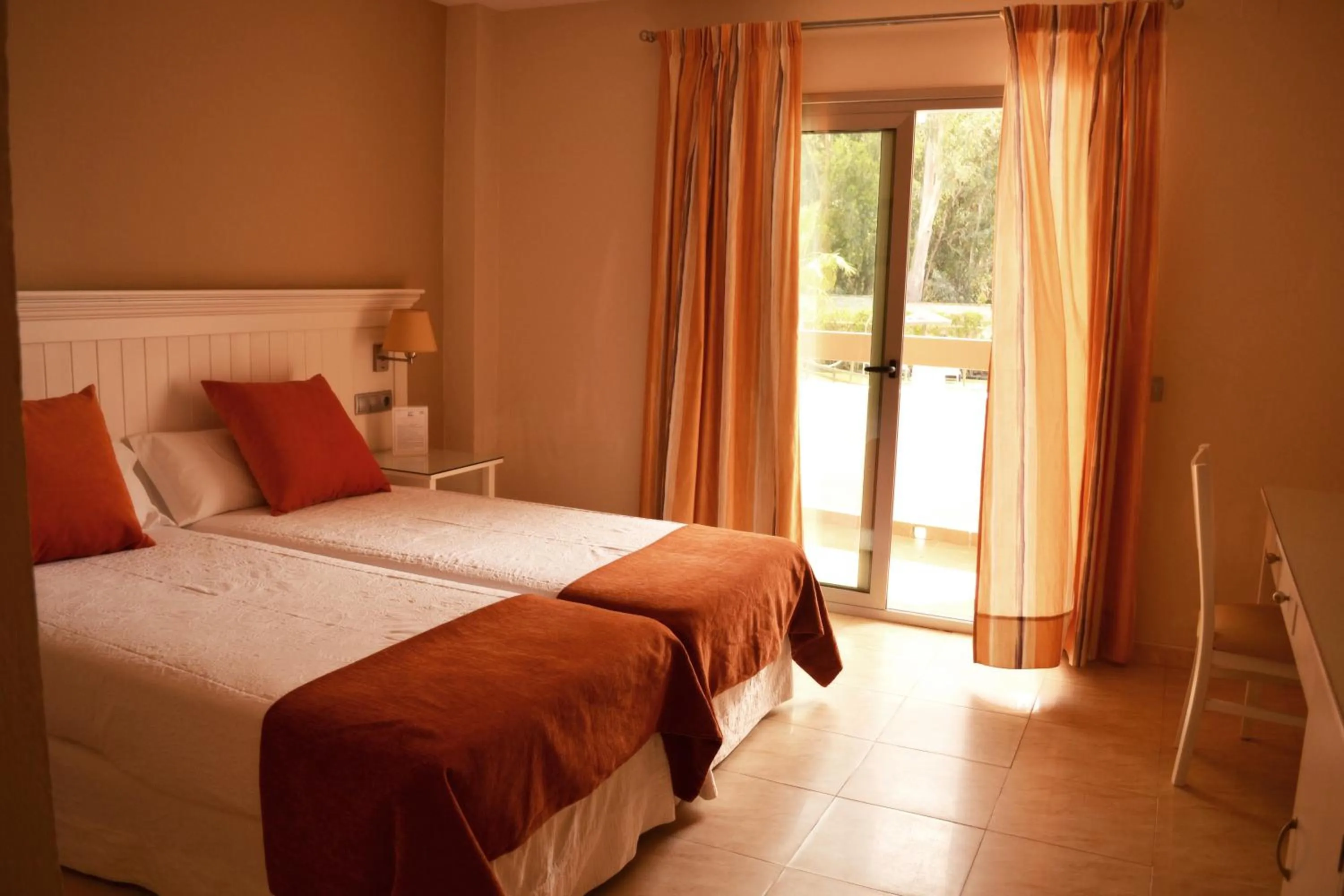 Bed in Hotel Pradillo Conil