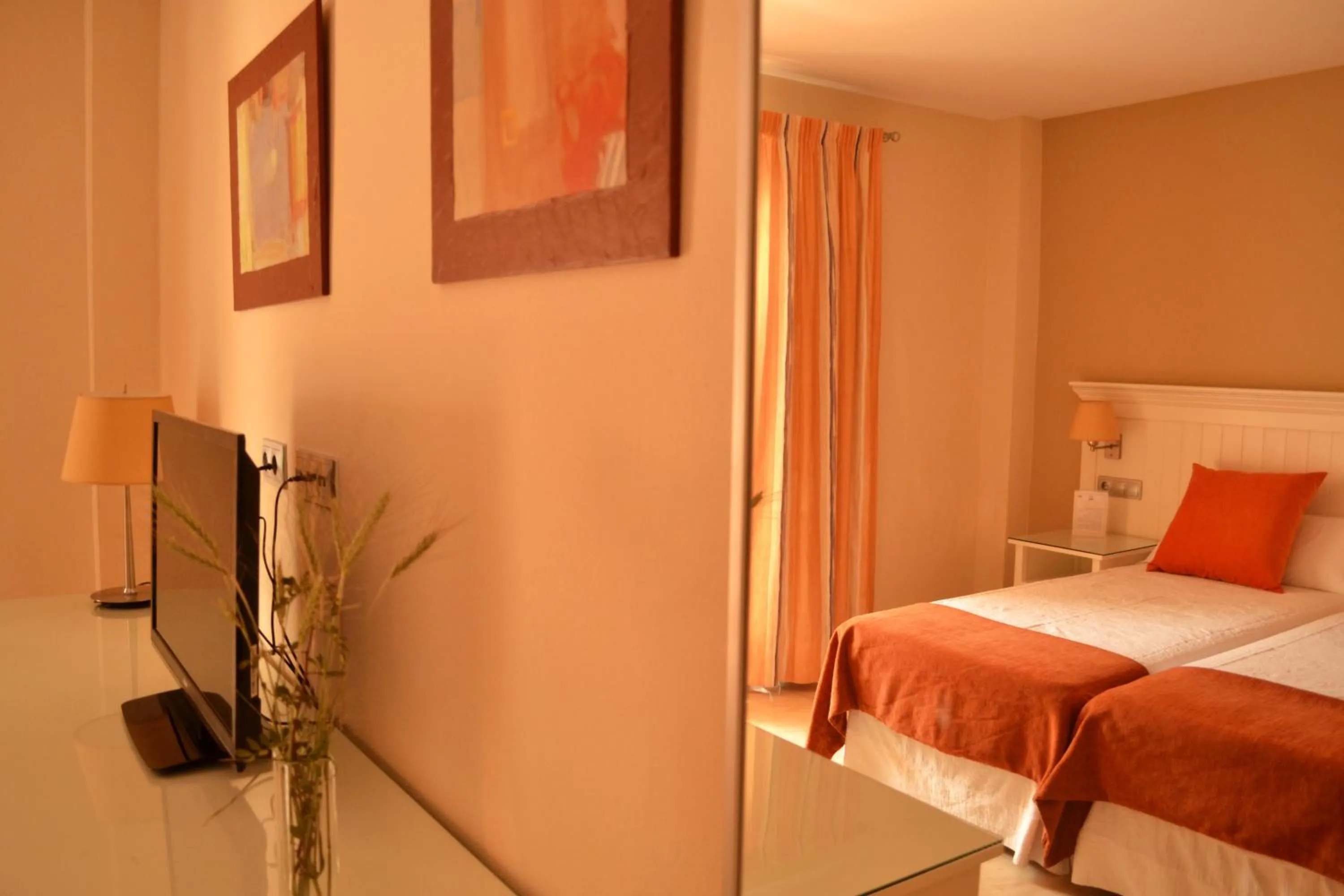 Bed in Hotel Pradillo Conil