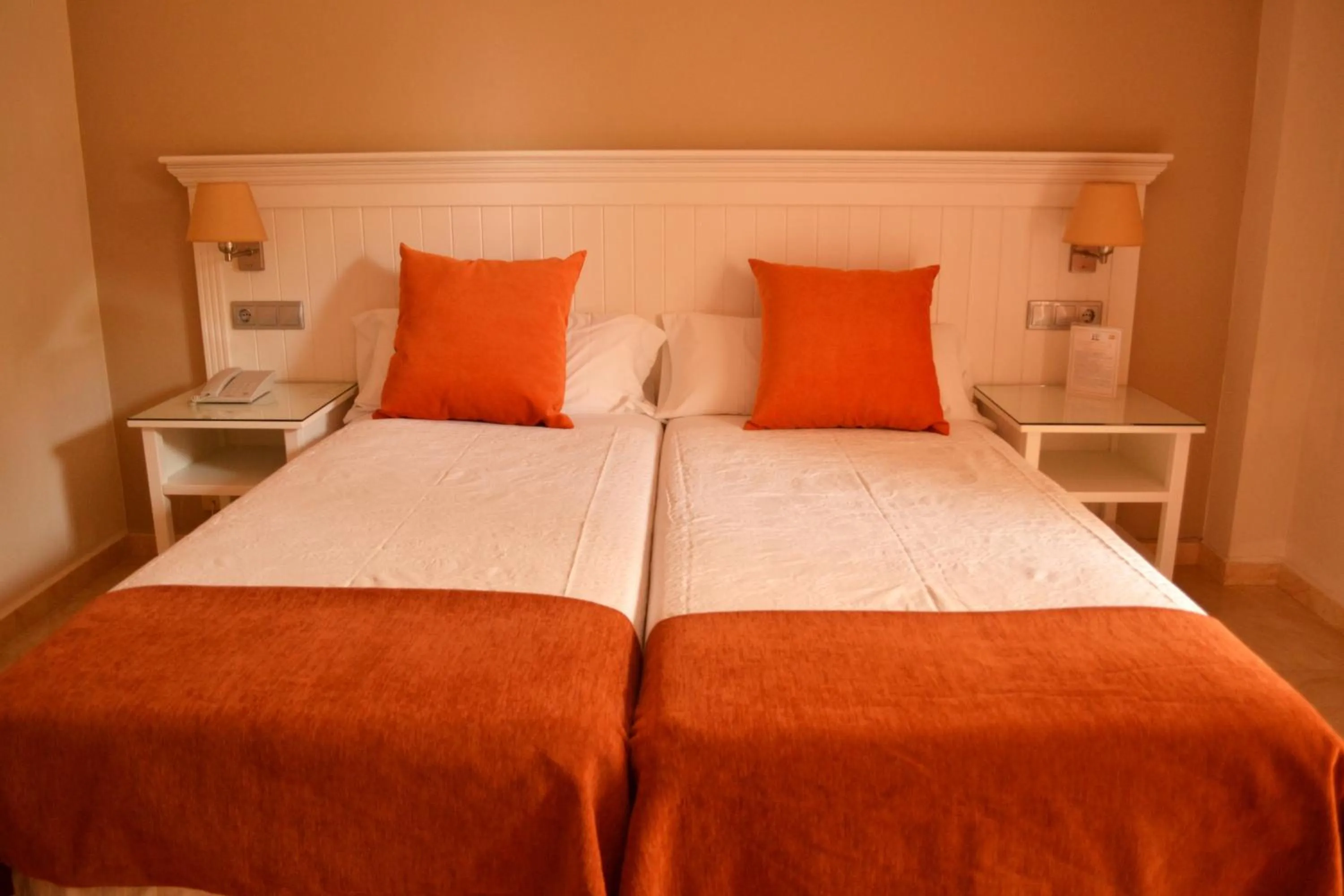 Bed in Hotel Pradillo Conil