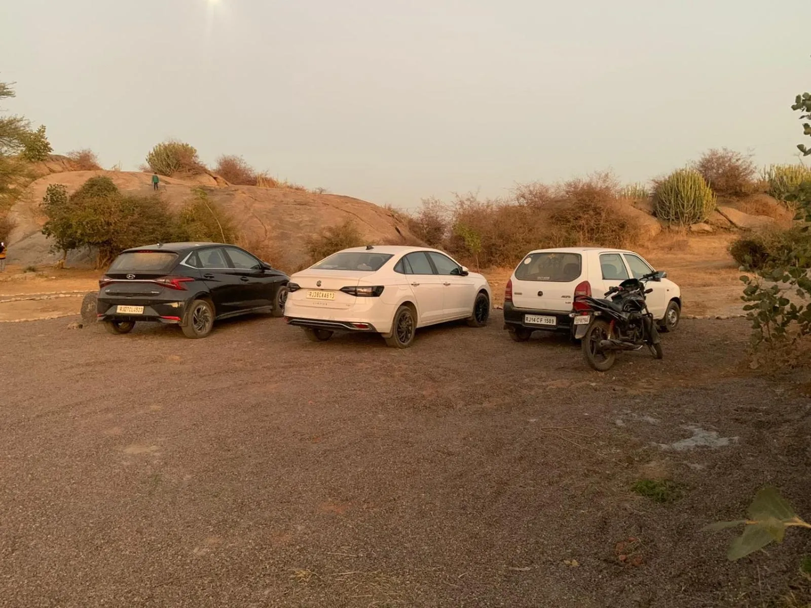 Parking in Clarks Safari Jawai