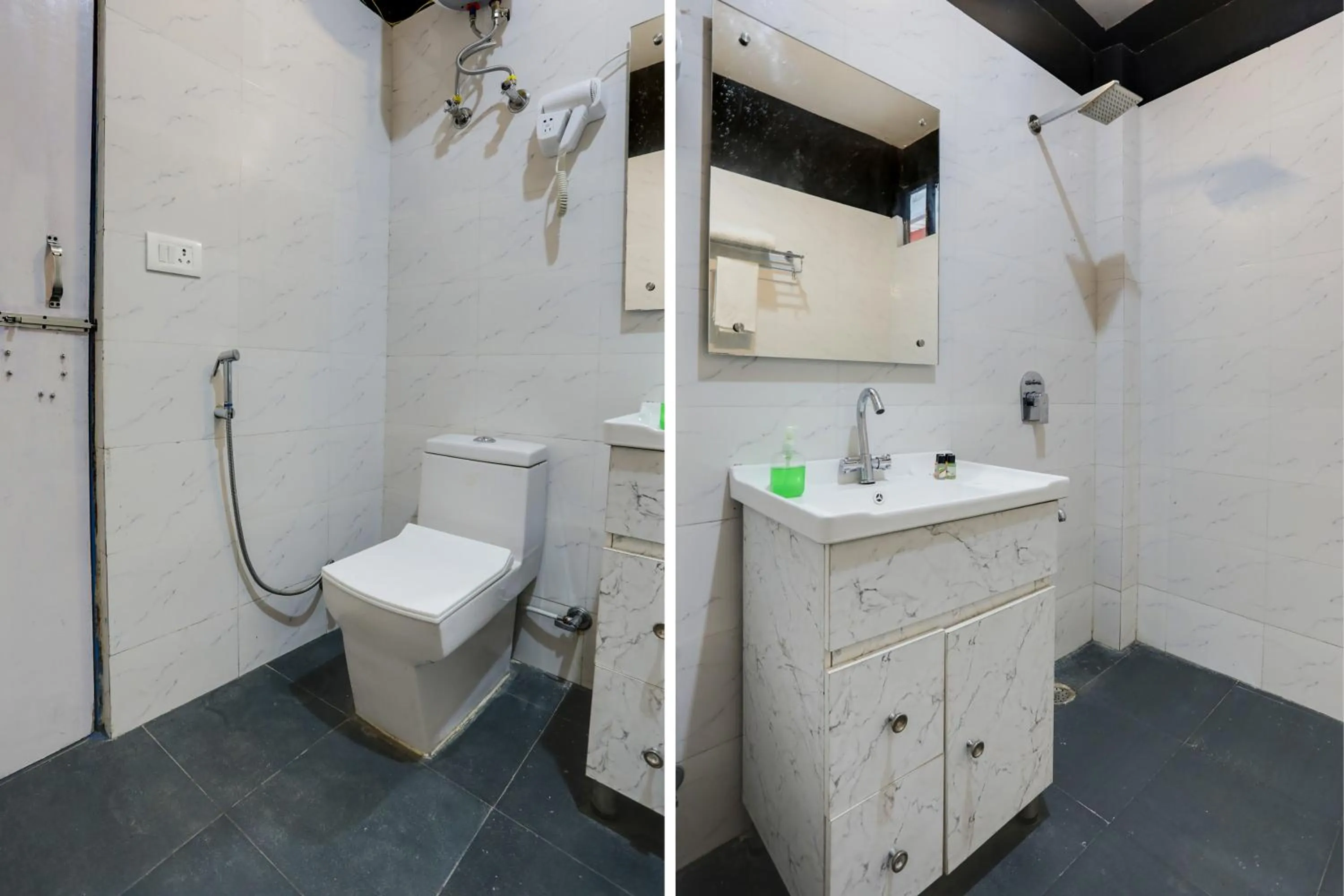 Bathroom in Palette by CheckIn Bhatta Falls Mussorie