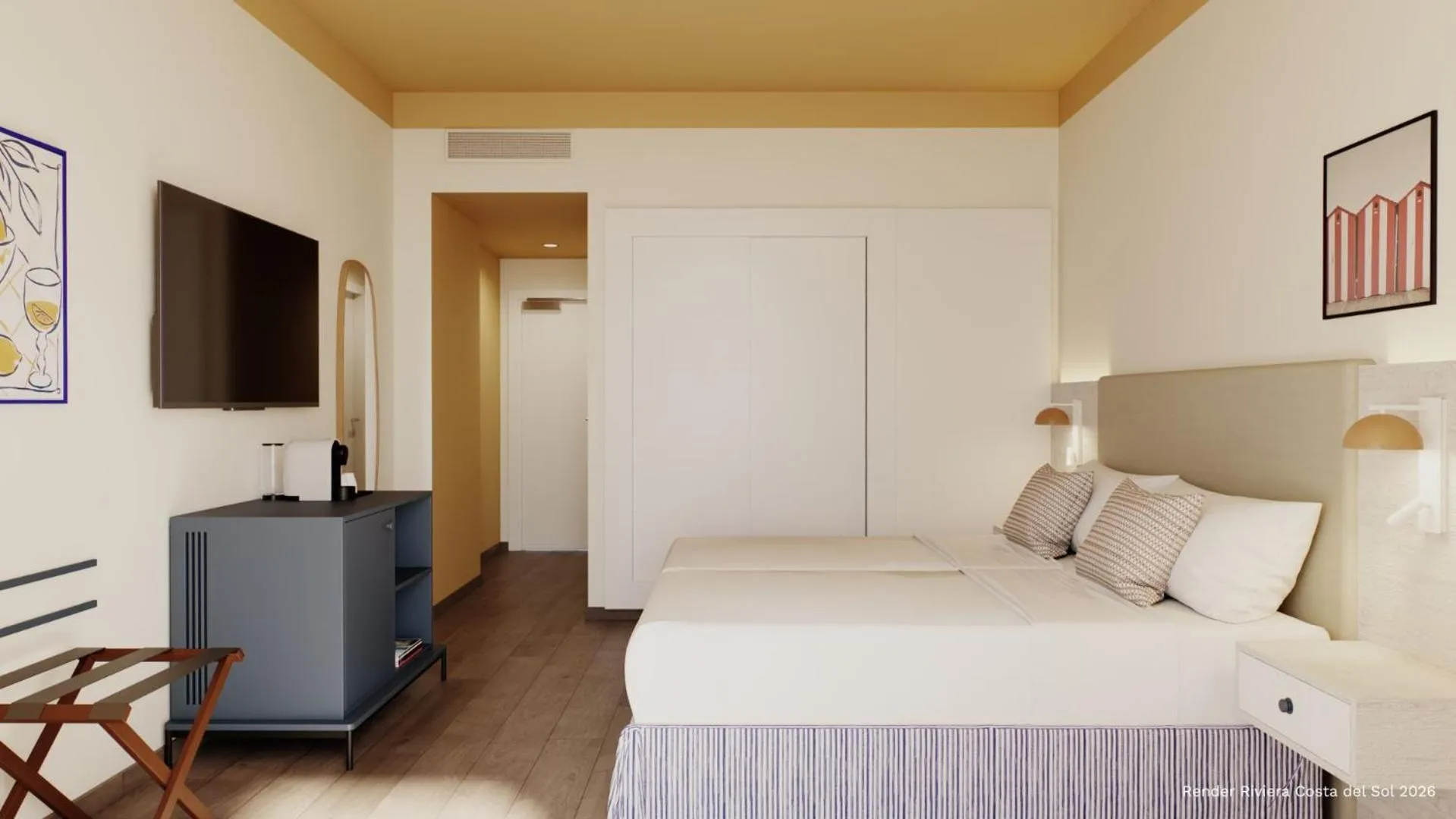 Bed in Hotel Riviera Costa del Sol - Adults Recommended