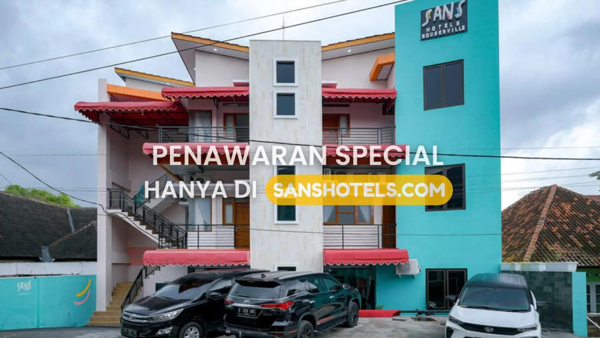 Property building in Sans Hotel Bougenville Lampung