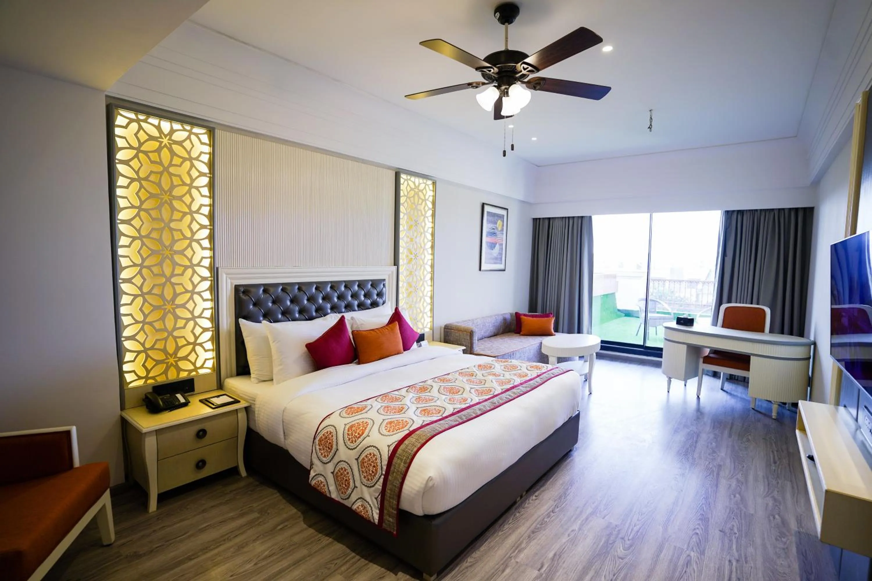 Bed in The Grand Nirvana Hotel