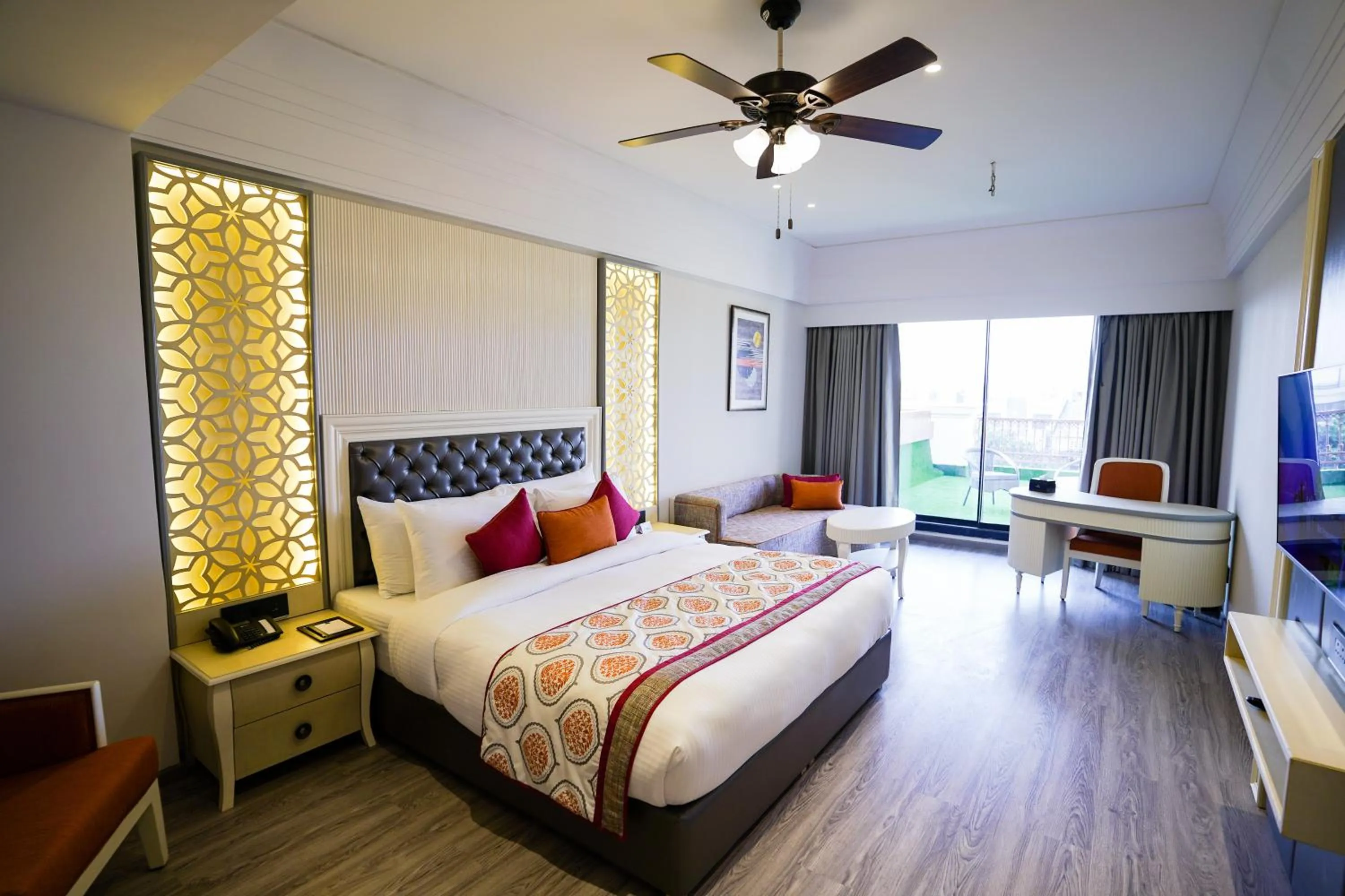 Bed in The Grand Nirvana Hotel