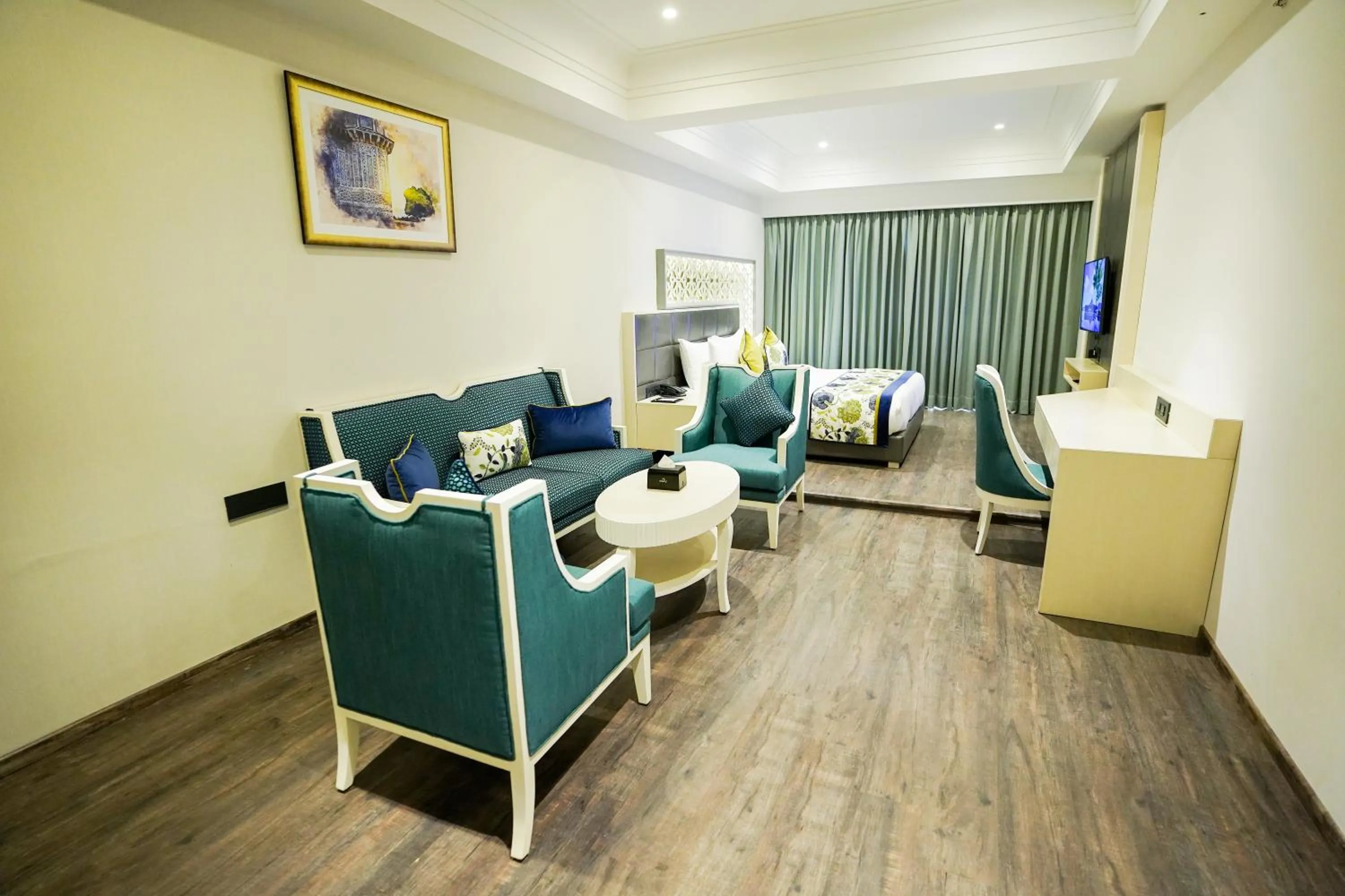 Bed in The Grand Nirvana Hotel