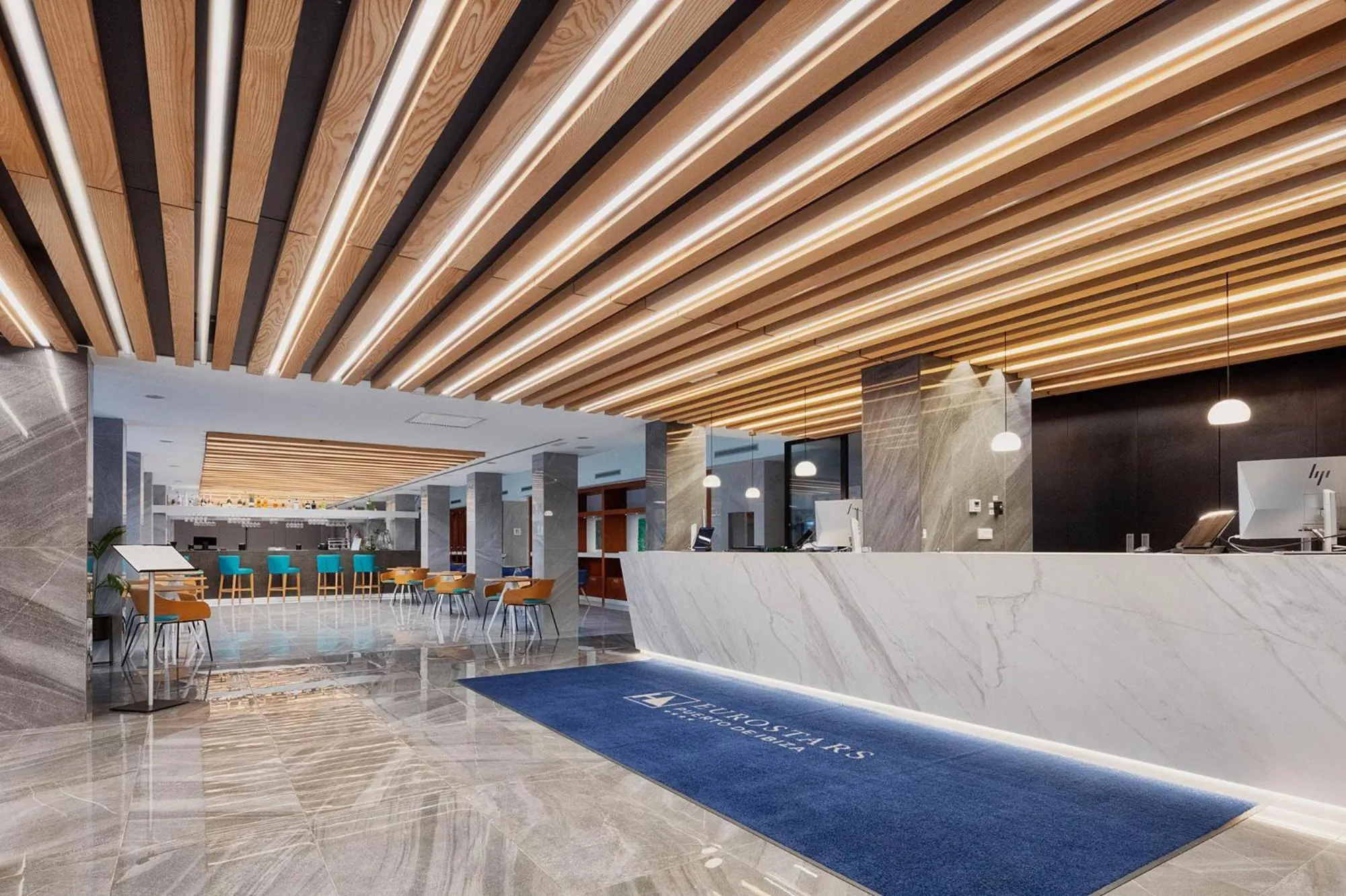 Lobby or reception in Eurostars Puerto de Ibiza