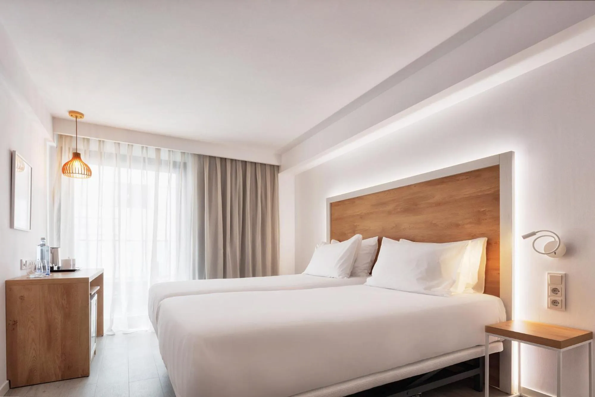 Bed in Eurostars Puerto de Ibiza