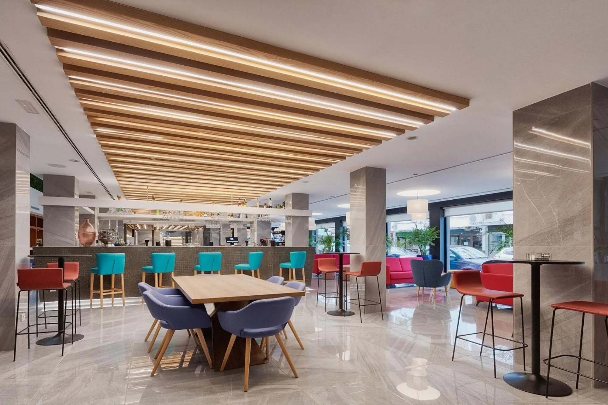 Lounge or bar in Eurostars Puerto de Ibiza