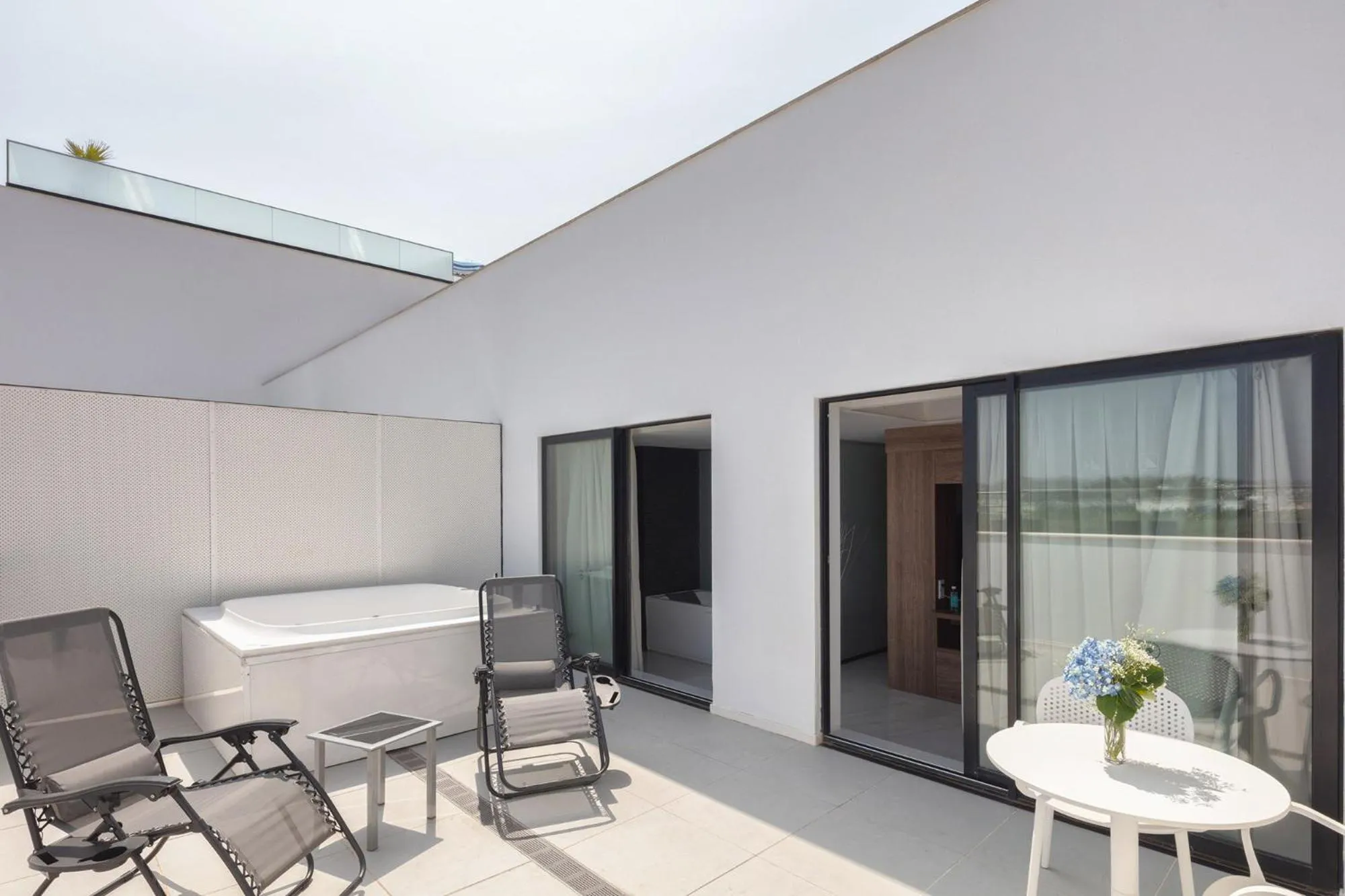 Balcony/Terrace in Eurostars Puerto de Ibiza