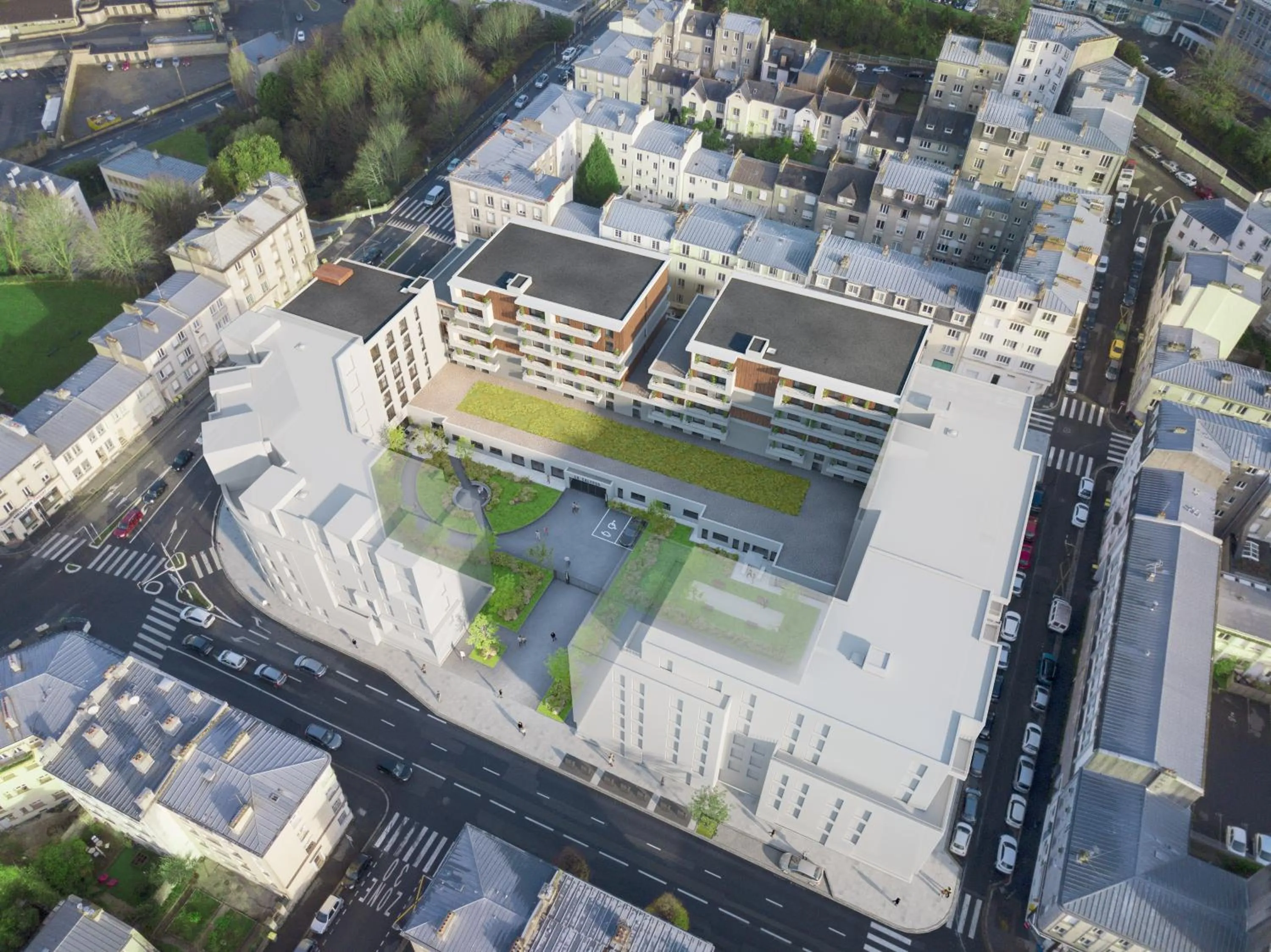 Property building, Bird's-eye View in DOMITYS LA CALYPSO