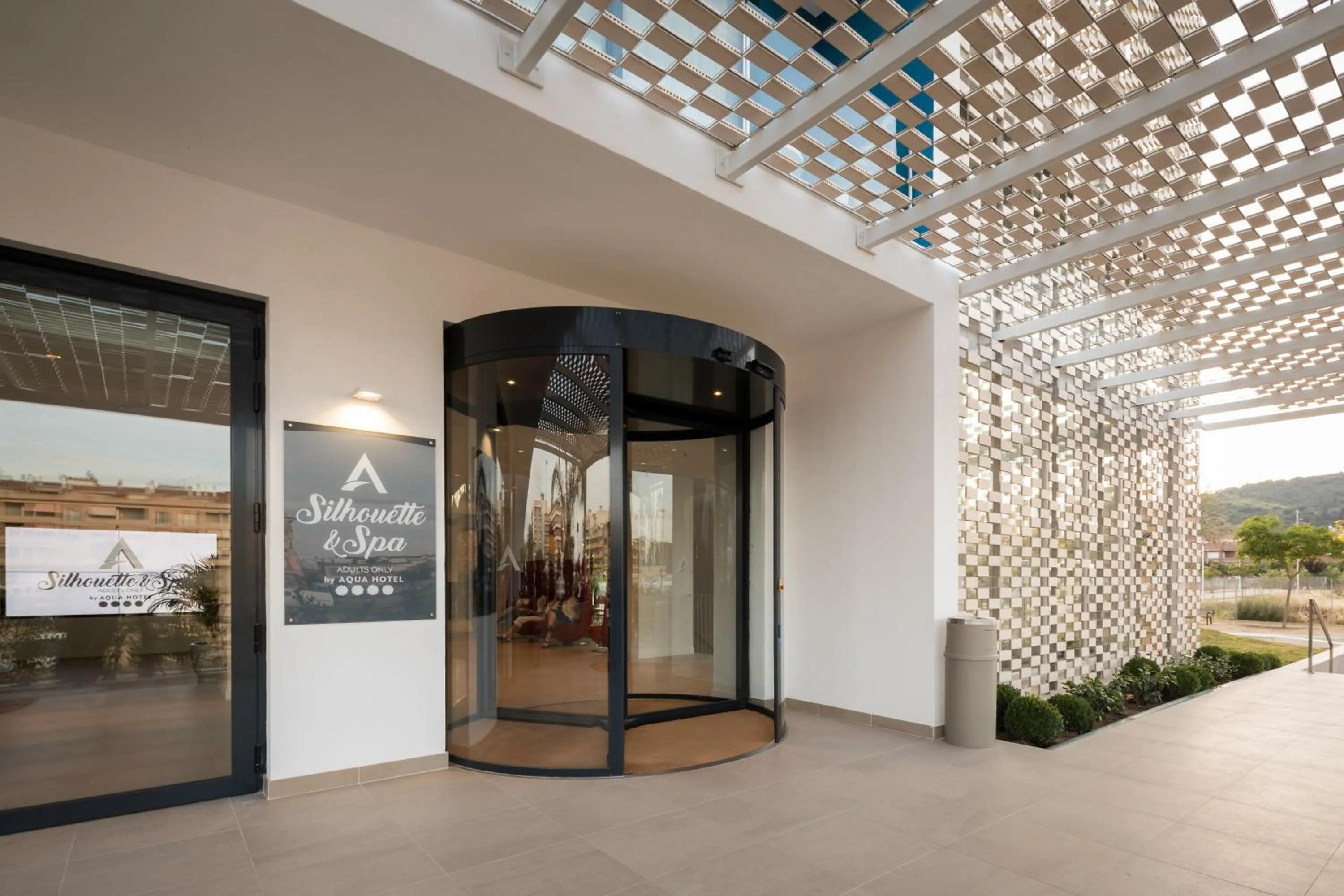 Facade/entrance in AQUA Hotel Silhouette & Spa - Adults Only