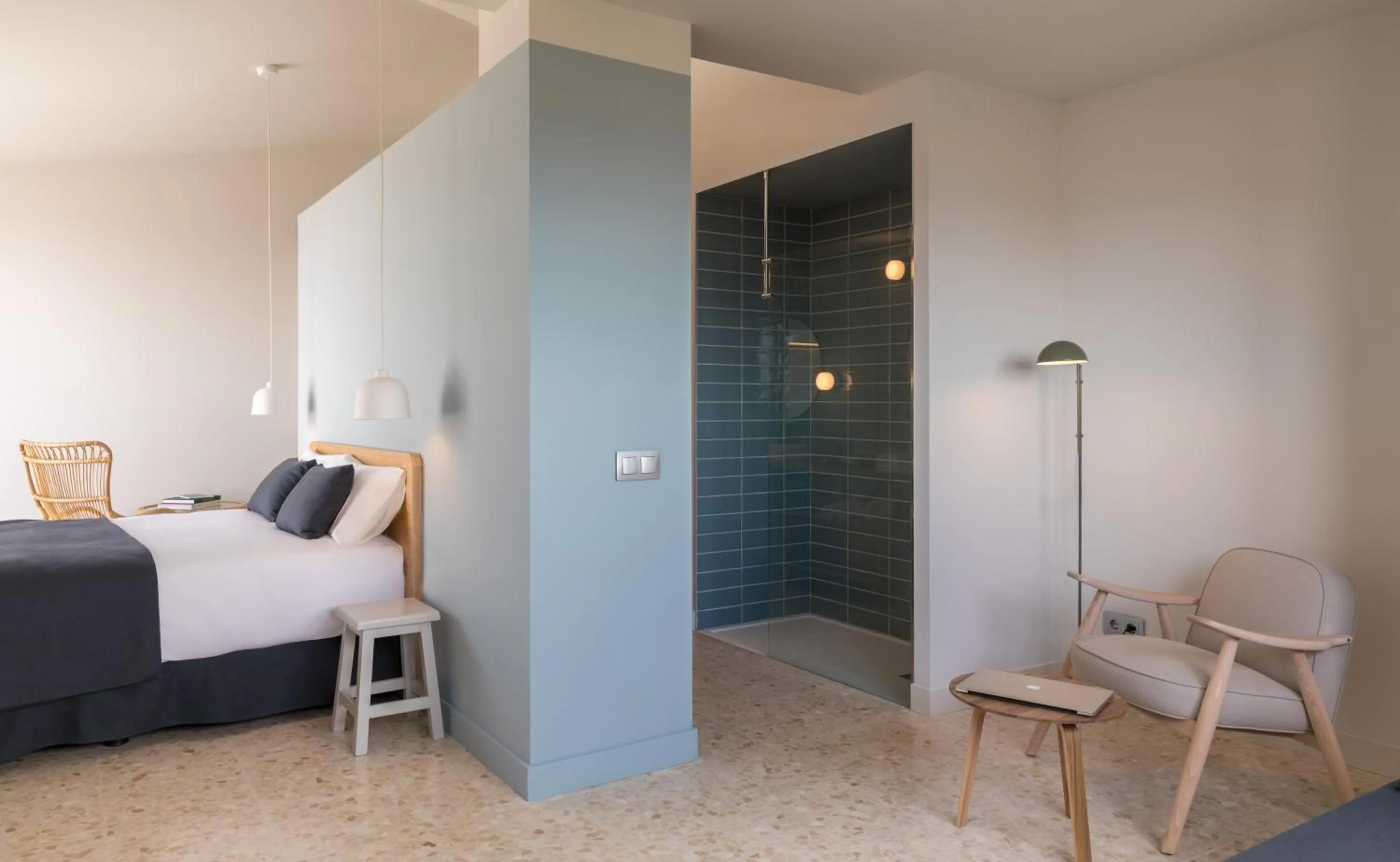 Photo of the whole room, Bed in AQUA Hotel Silhouette & Spa - Adults Only