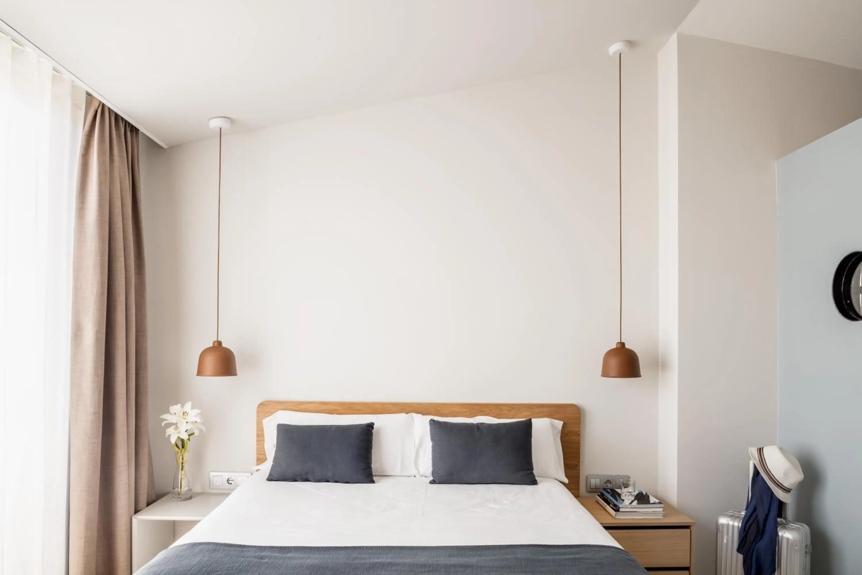 Bed in AQUA Hotel Silhouette & Spa - Adults Only