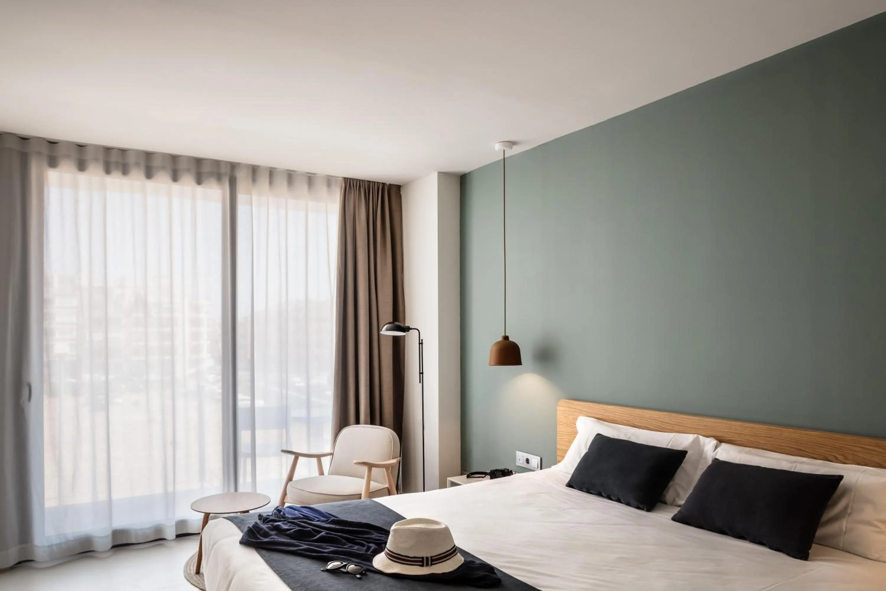 Photo of the whole room, Bed in AQUA Hotel Silhouette & Spa - Adults Only