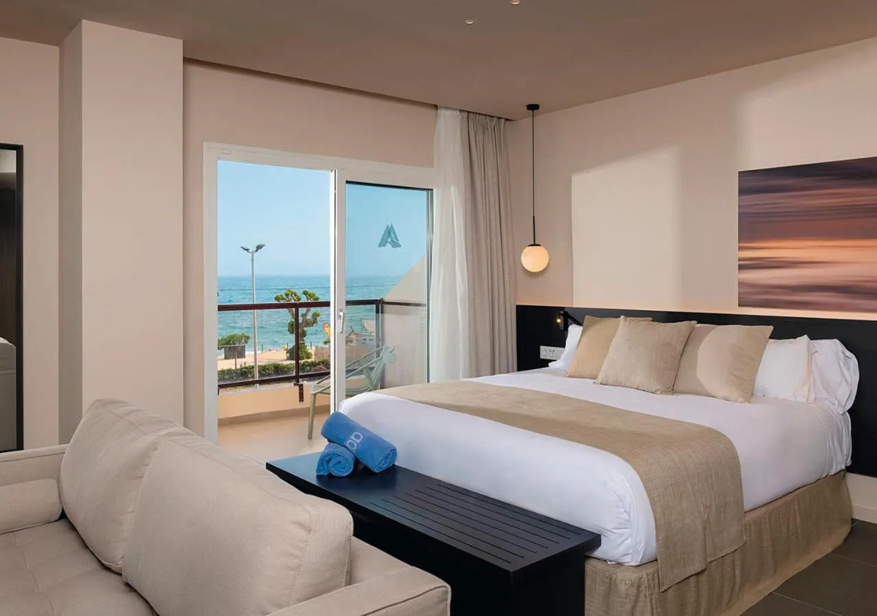 Photo of the whole room, Bed in AQUA Hotel Promenade & Spa 4Sup
