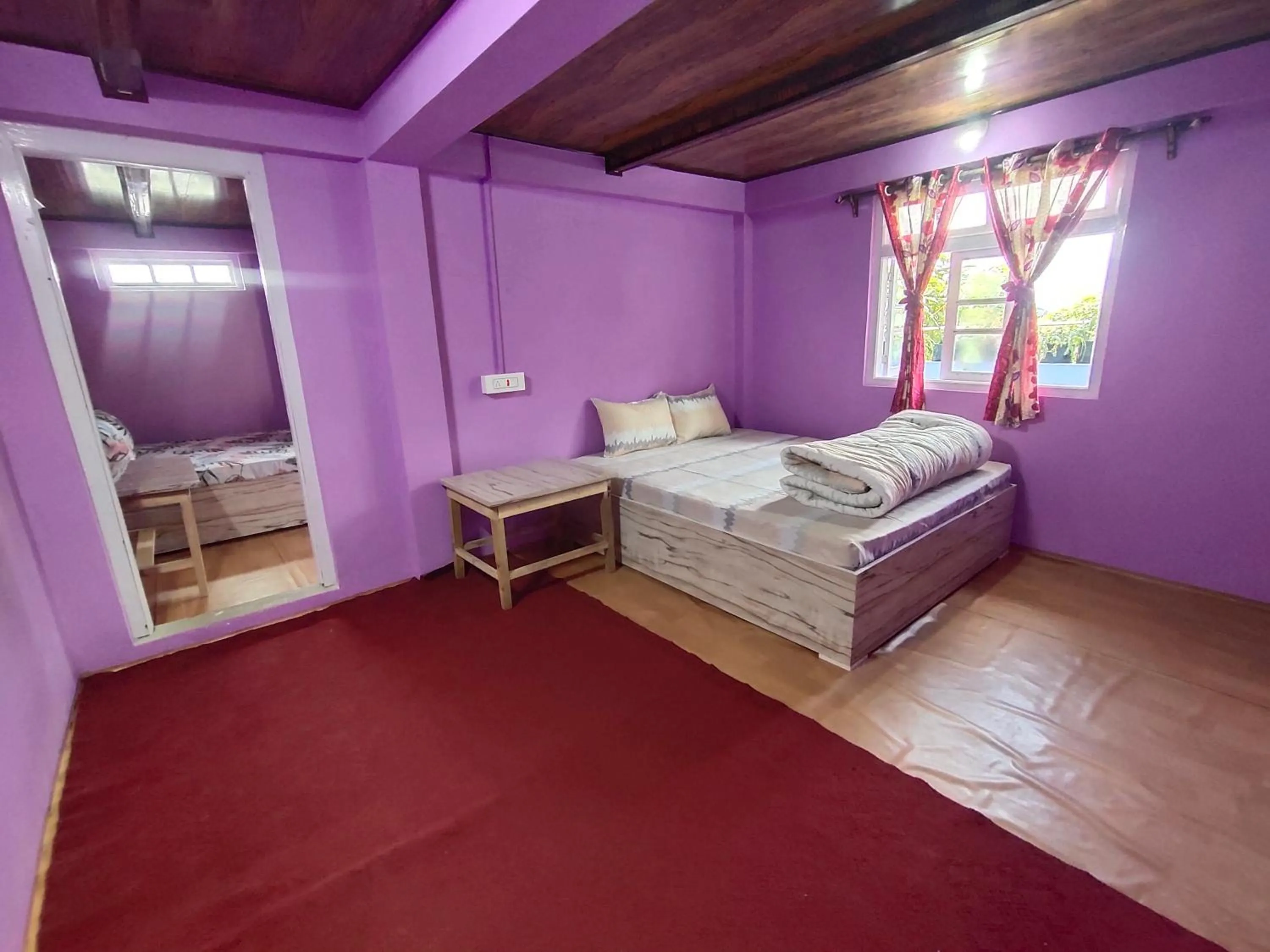 Bed in Boho Homestay, Rangbhang