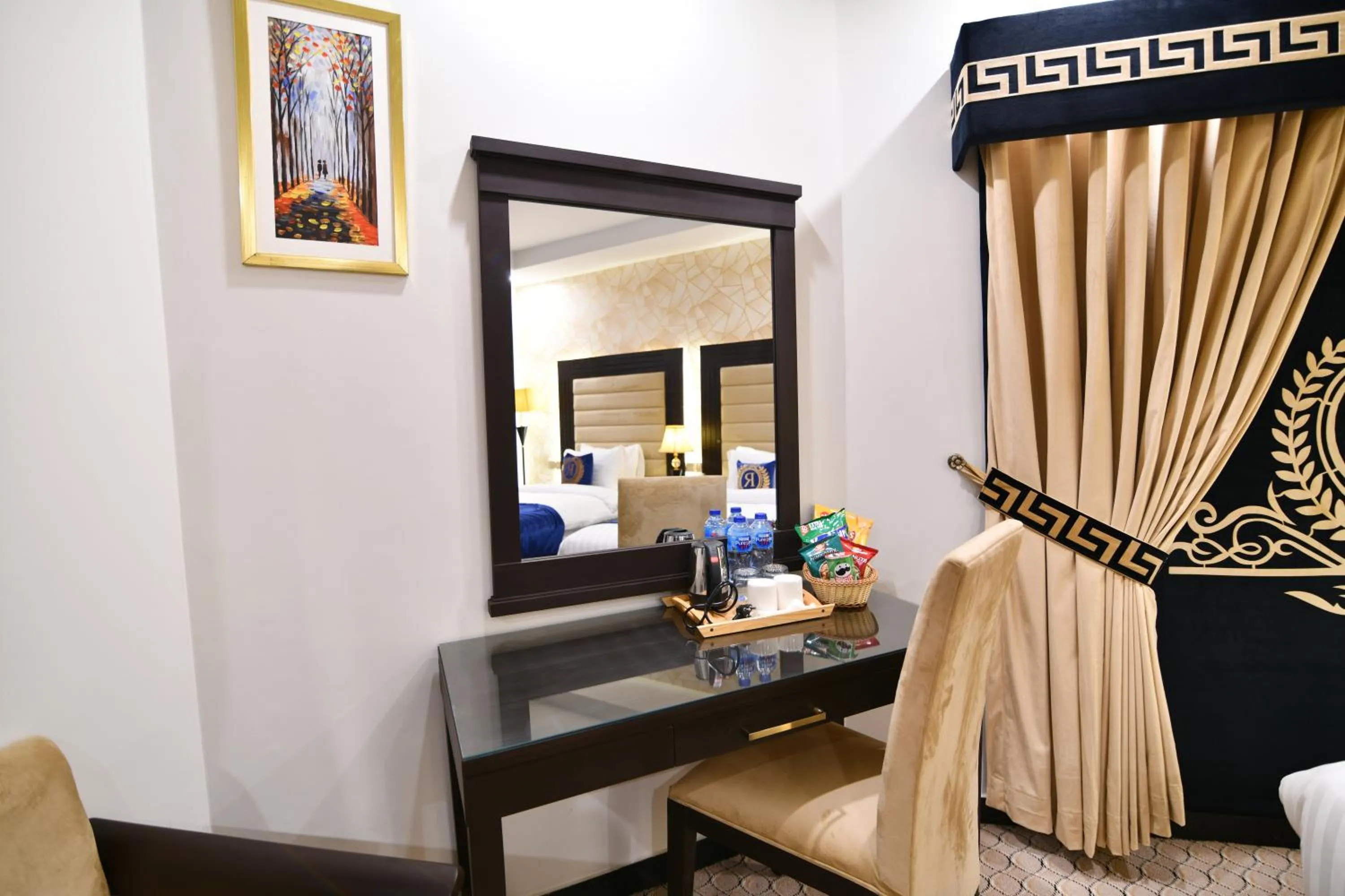 Seating area in Royal Regency Hotel