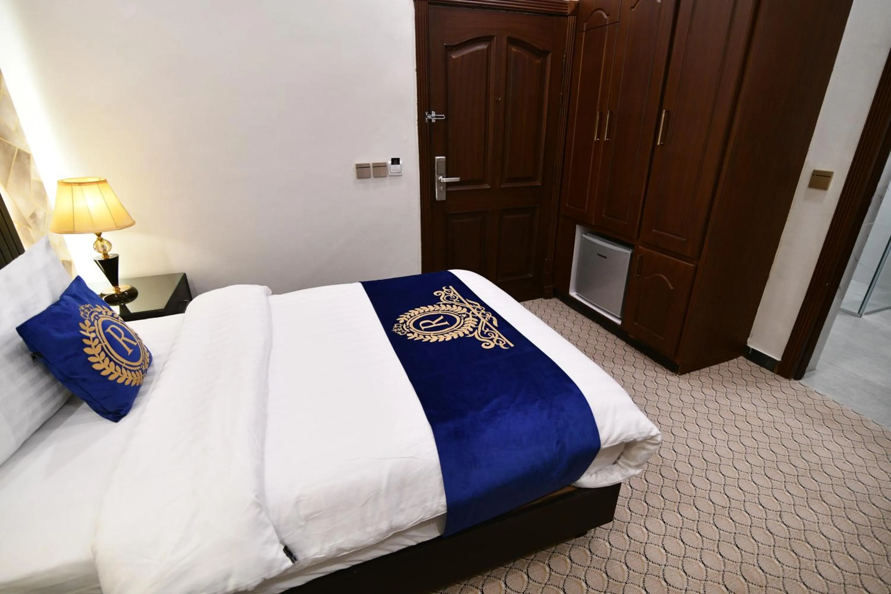 Bed in Royal Regency Hotel