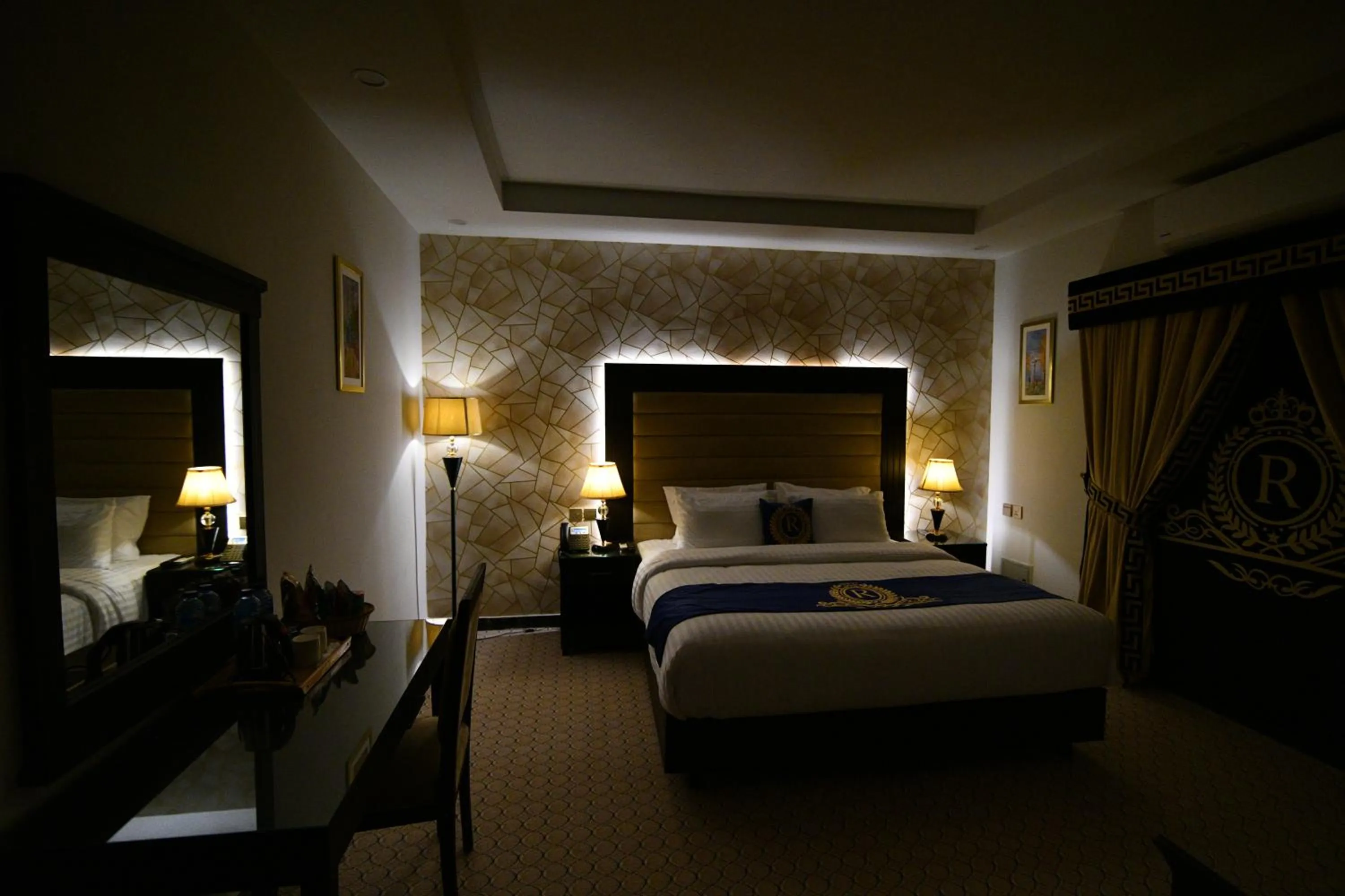 Bed in Royal Regency Hotel