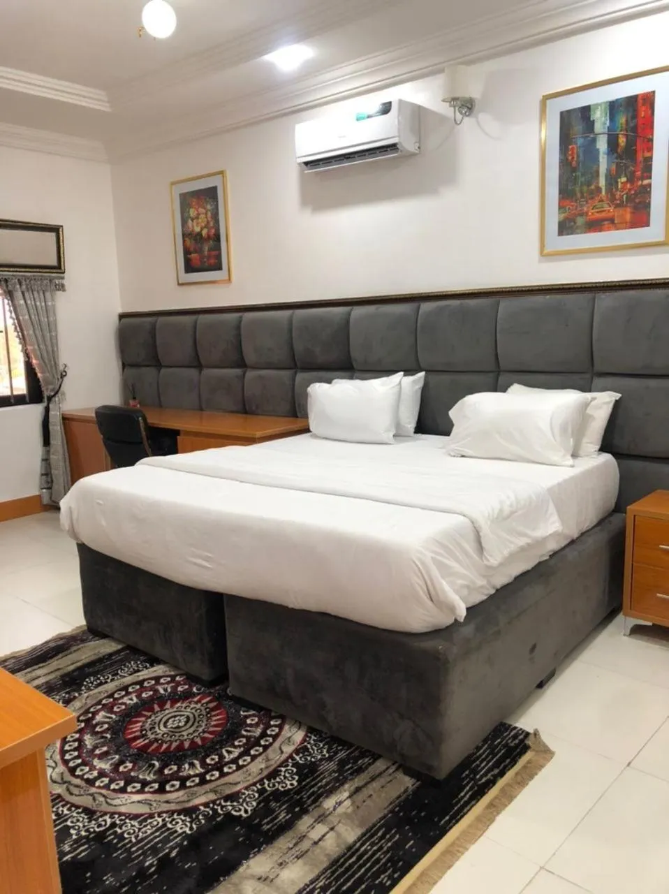 Bed in Kawruky Hotel Benin
