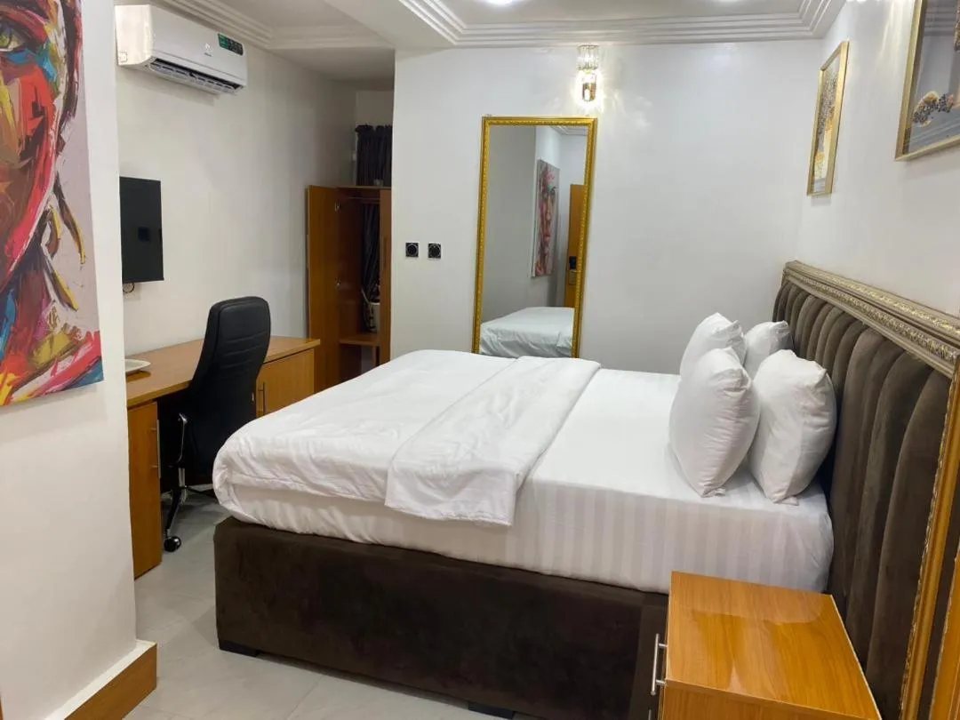 Bed in Kawruky Hotel Benin