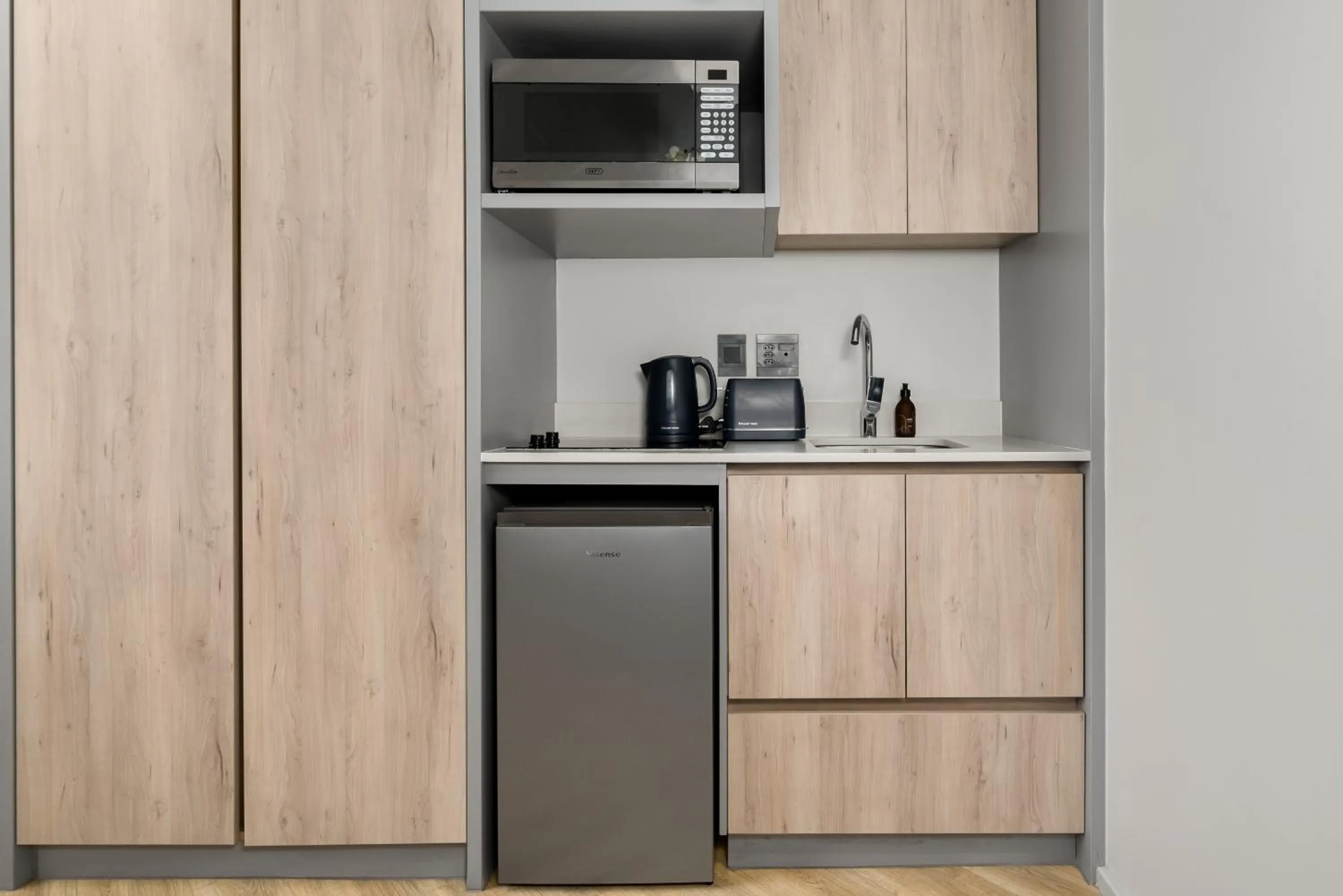 Kitchen or kitchenette in One Thibault Luxury Apartments