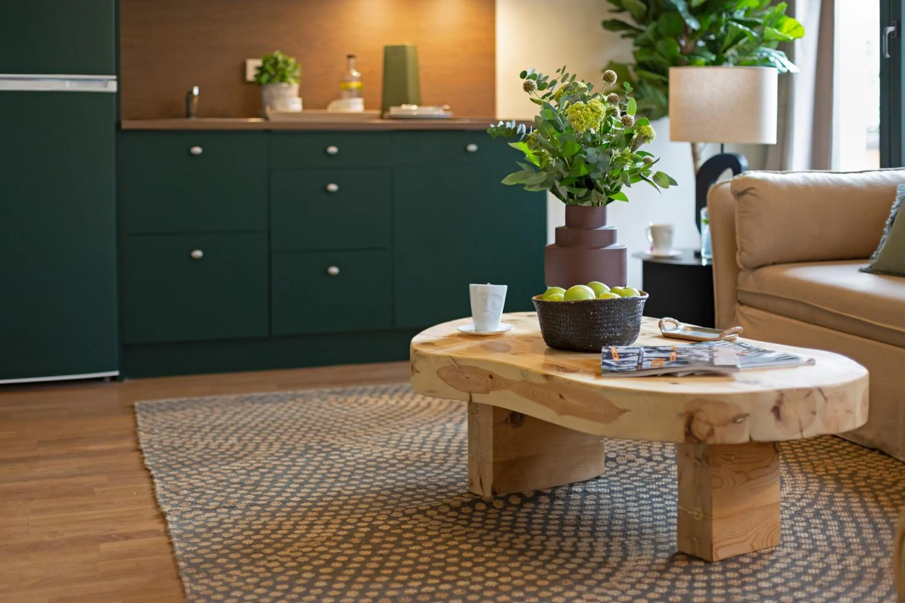 Kitchen or kitchenette in Hospedium Hotel La Farm