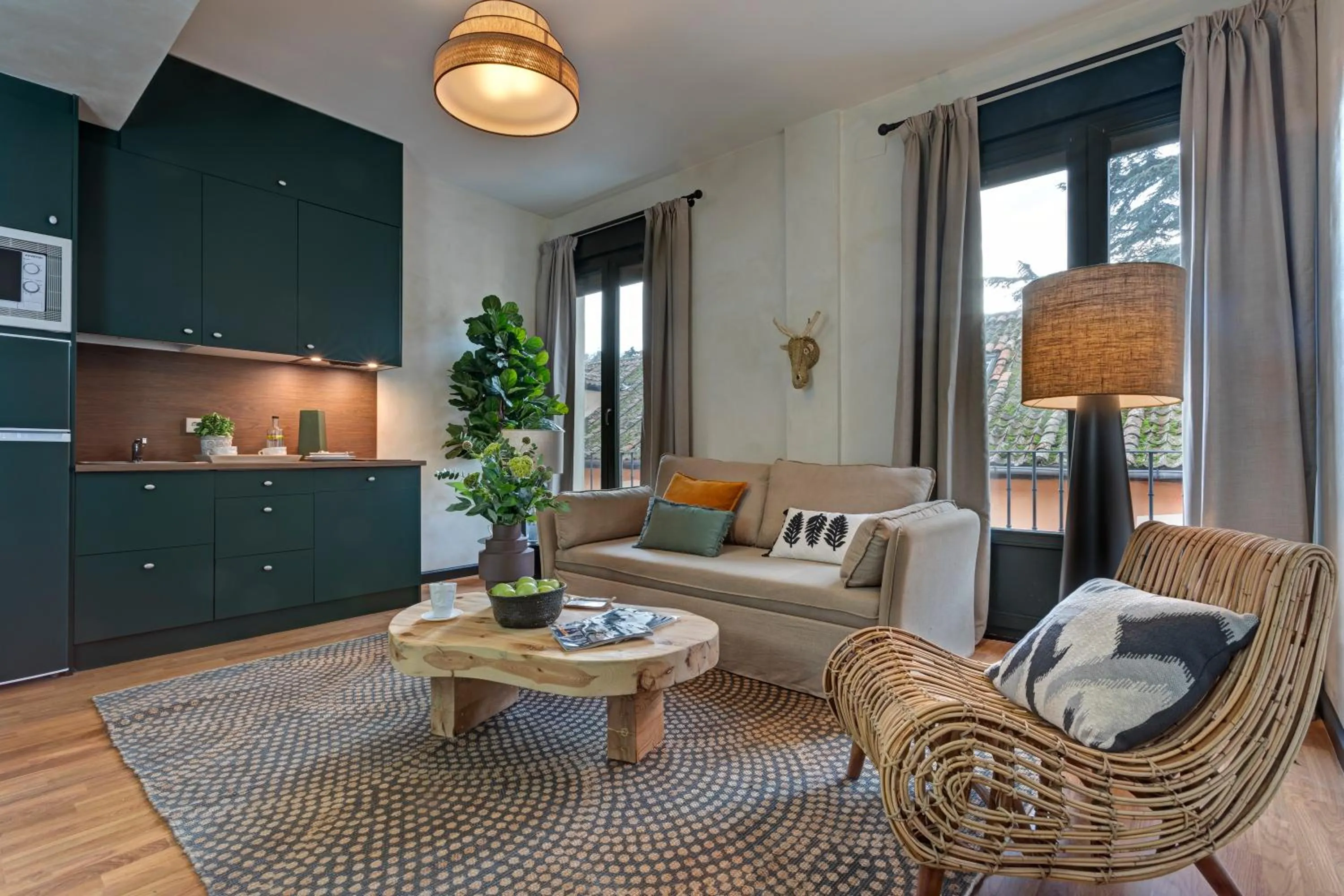 Kitchen or kitchenette in Hospedium Hotel La Farm