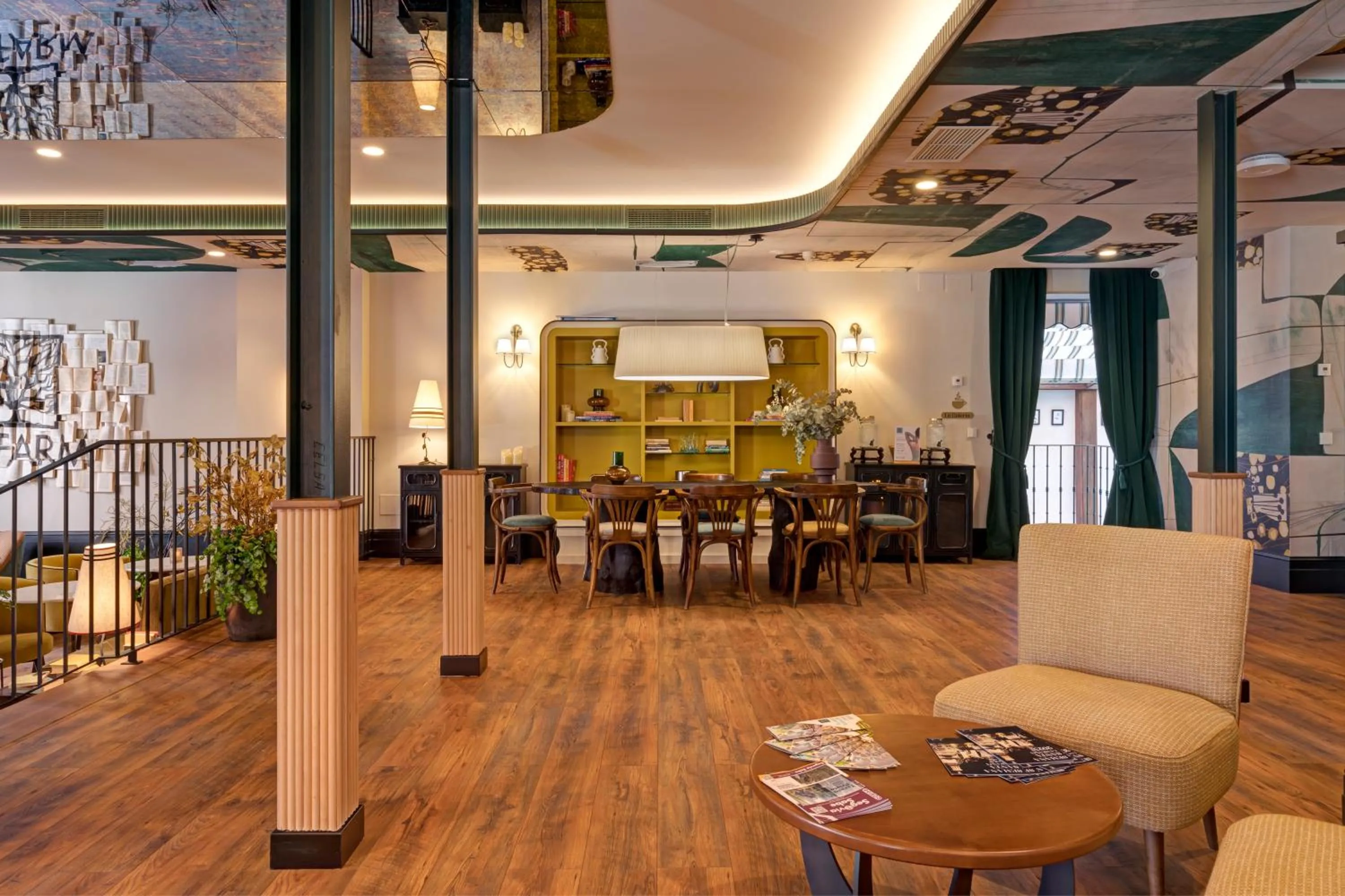 Lobby or reception in Hospedium Hotel La Farm