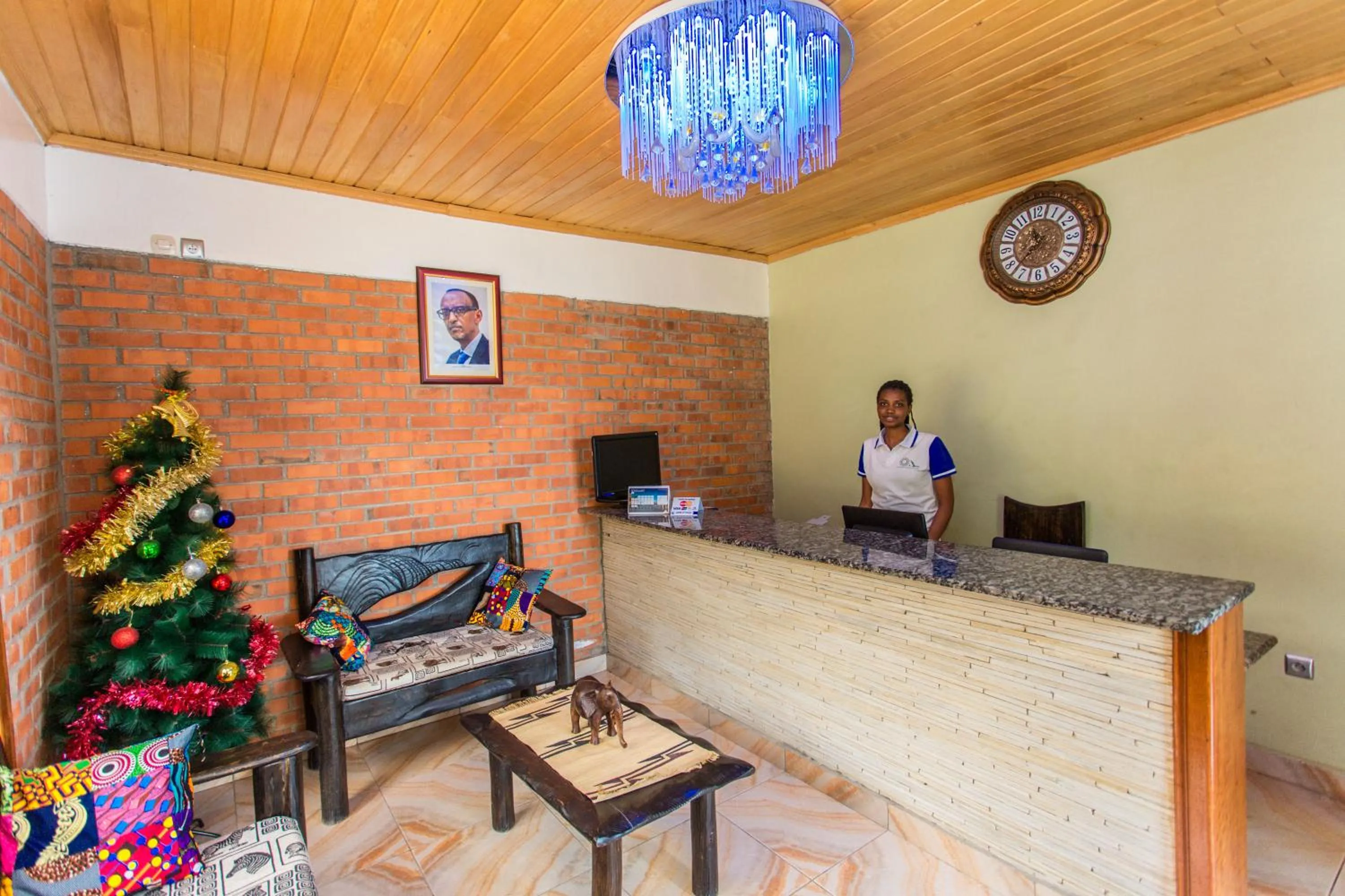 Staff in Nirvana Heights Hotel