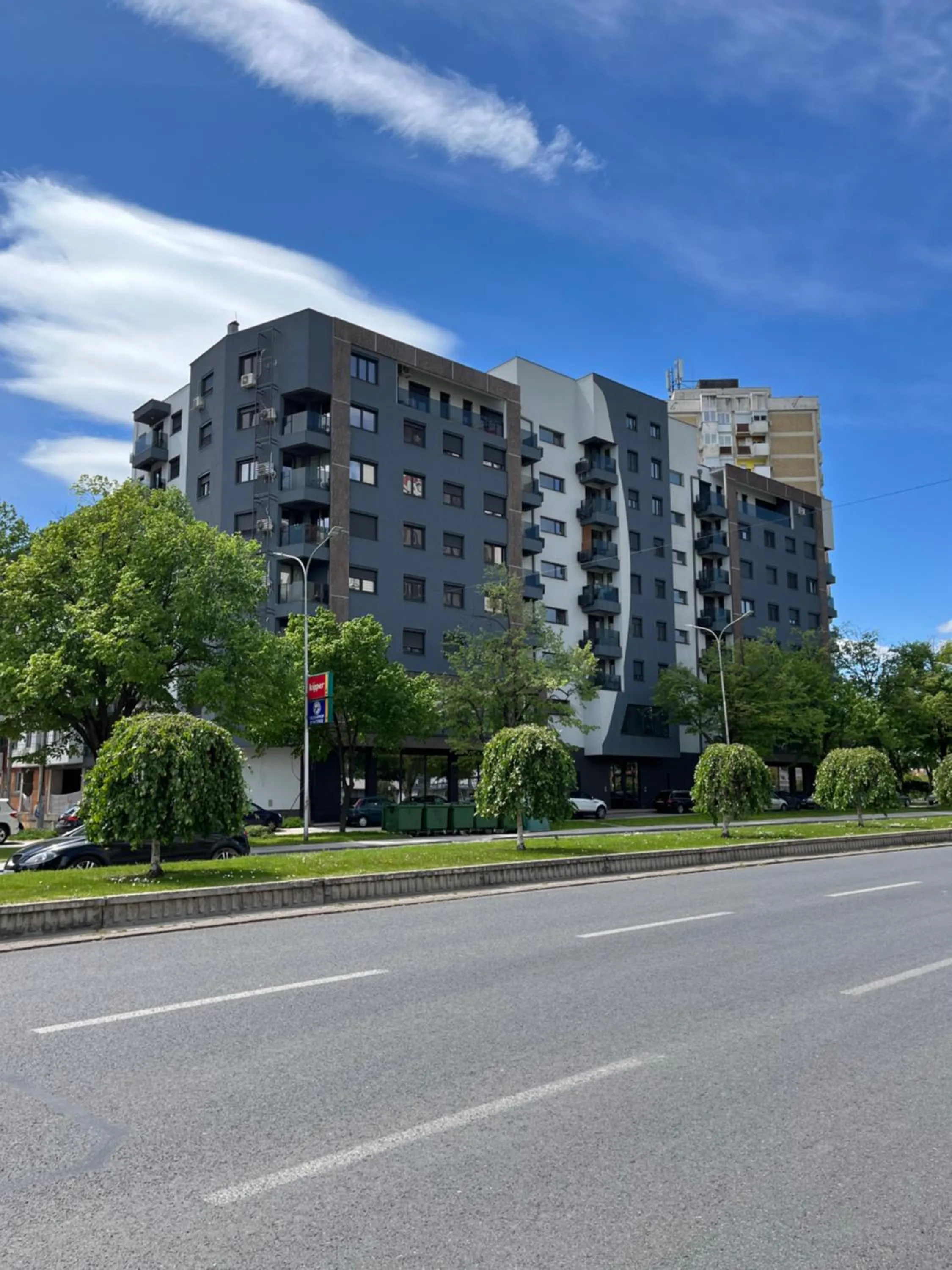 Property building in Modern Rajcikk Apartment nearby downtown & Vardar river