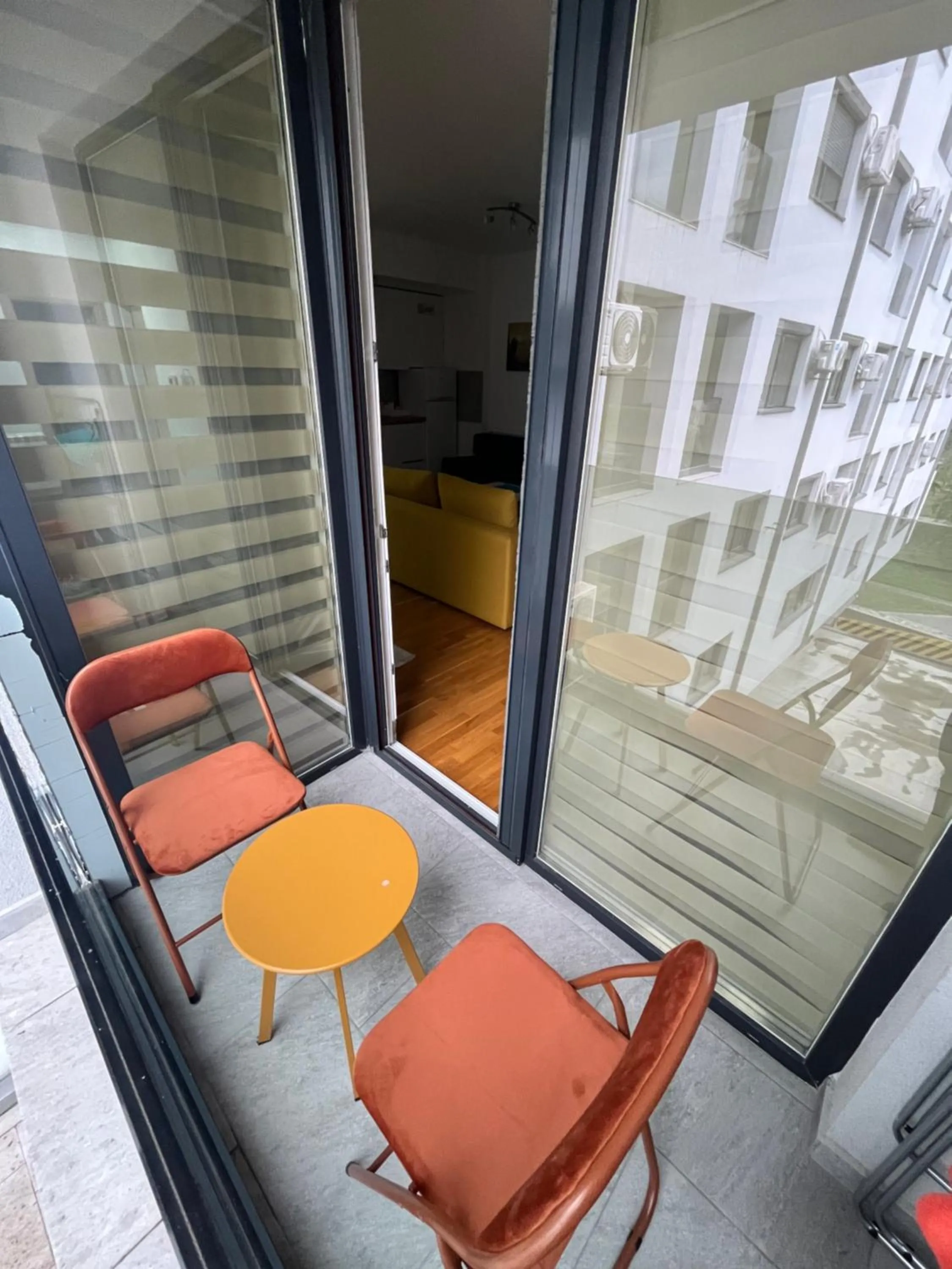 Balcony/Terrace in Modern Rajcikk Apartment nearby downtown & Vardar river