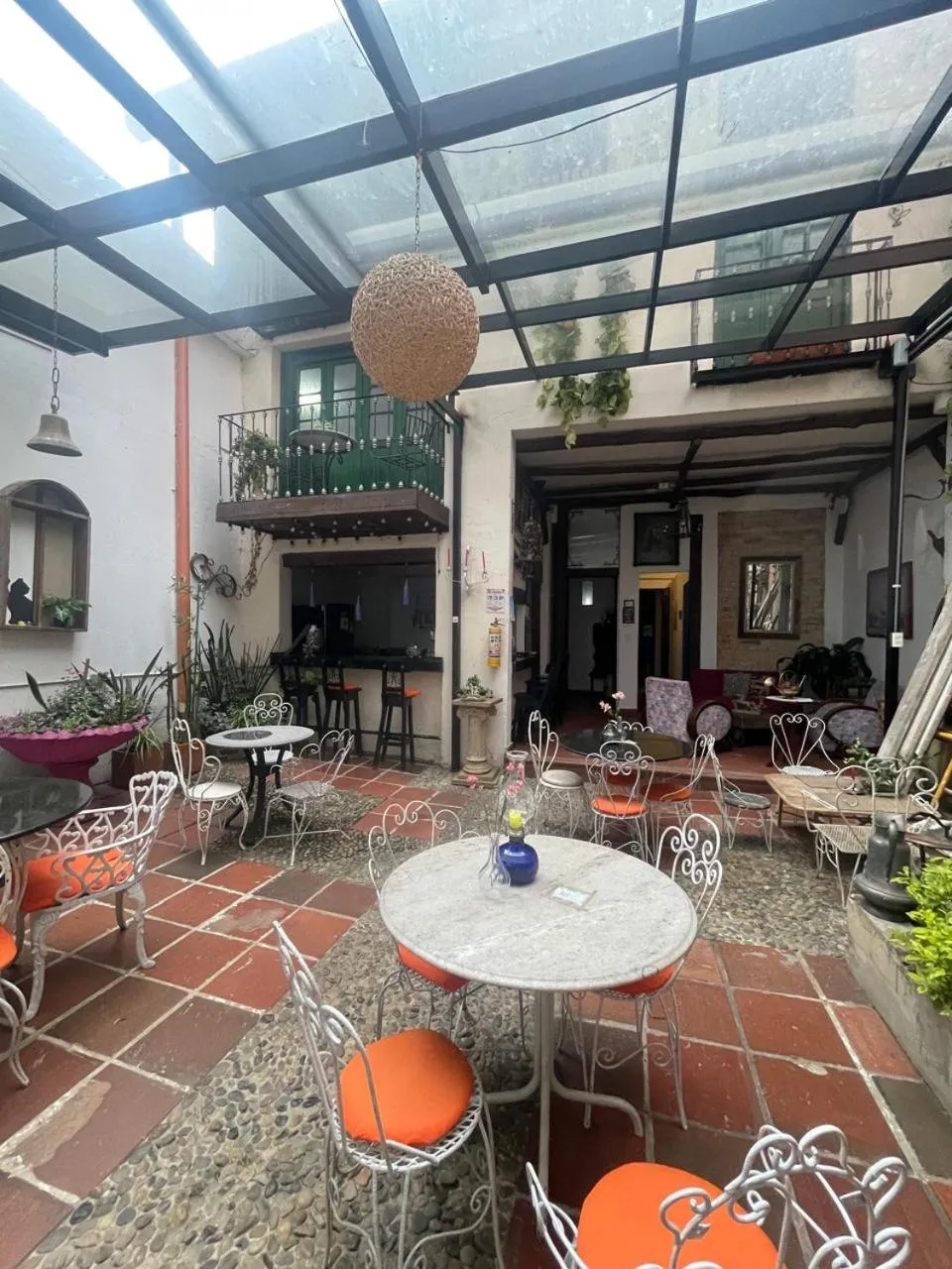 Patio in Hotel Casa de la Luz