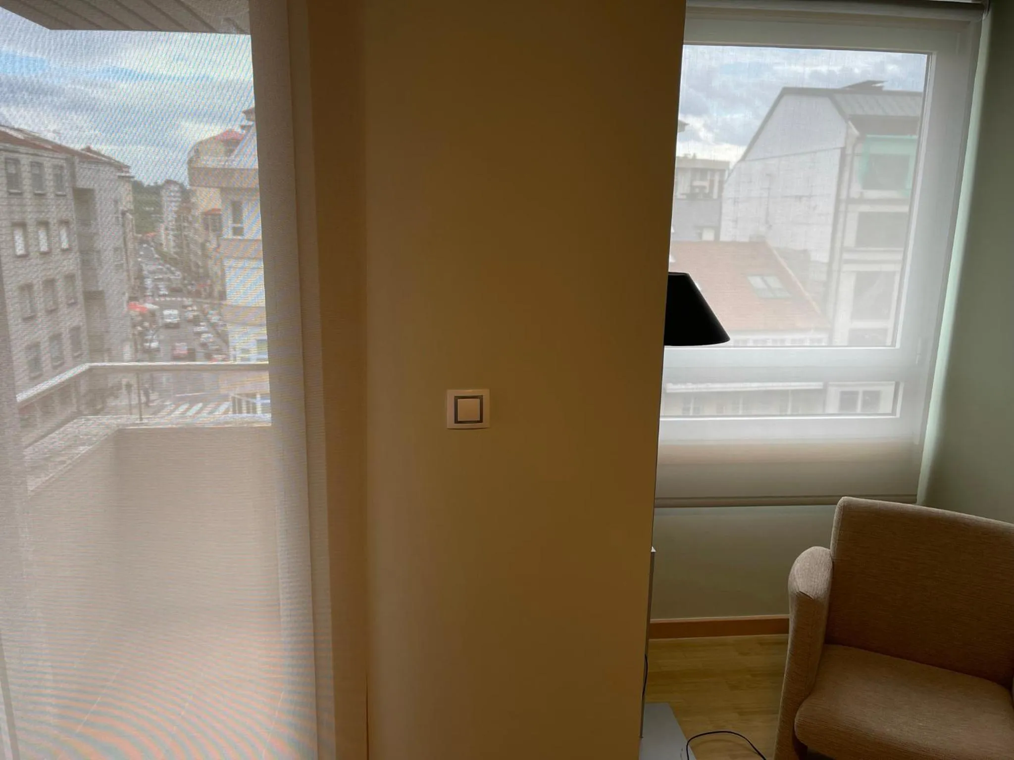 Living room in Aparthotel Arenteiro