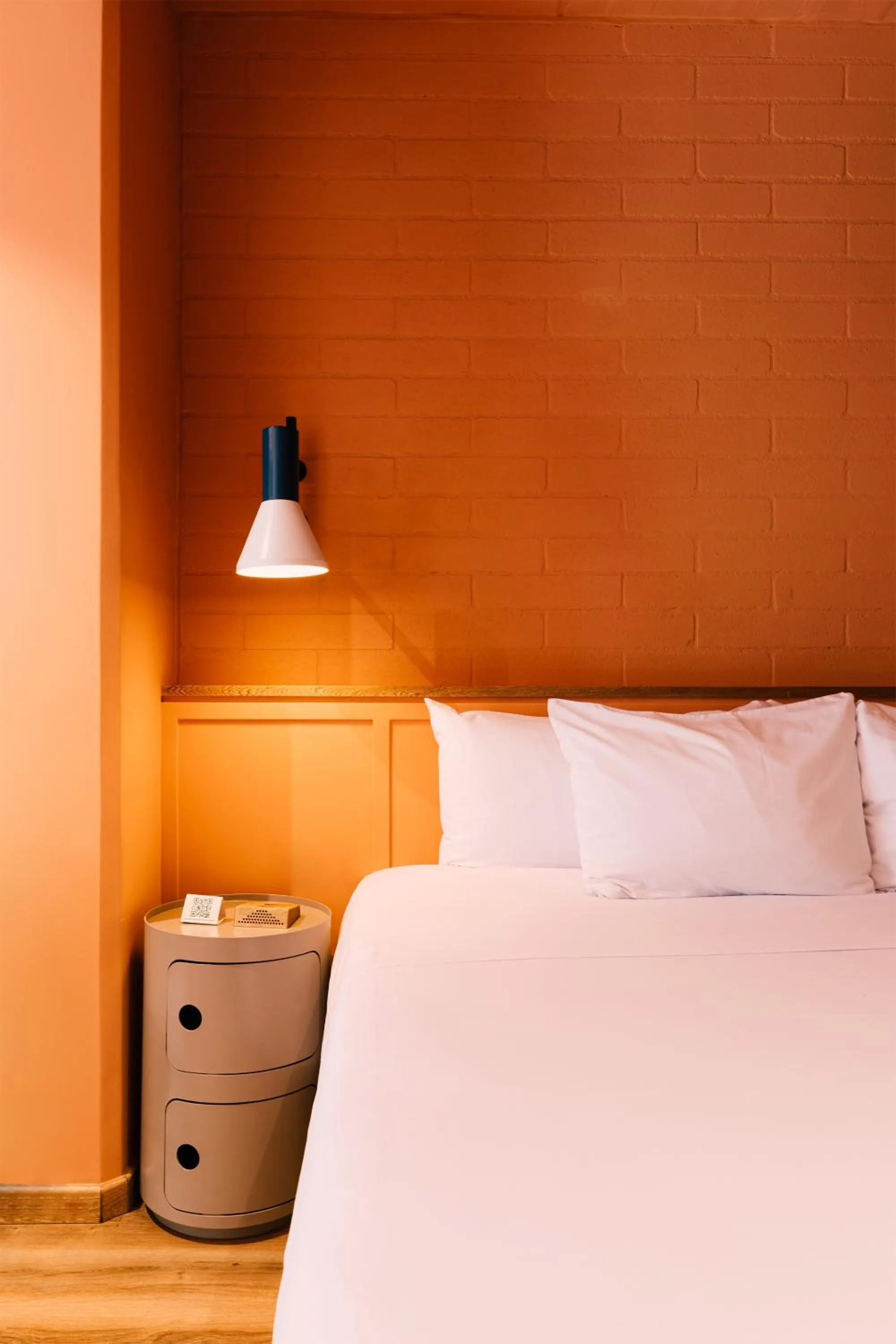 Bed in The Somos Bold Hotel