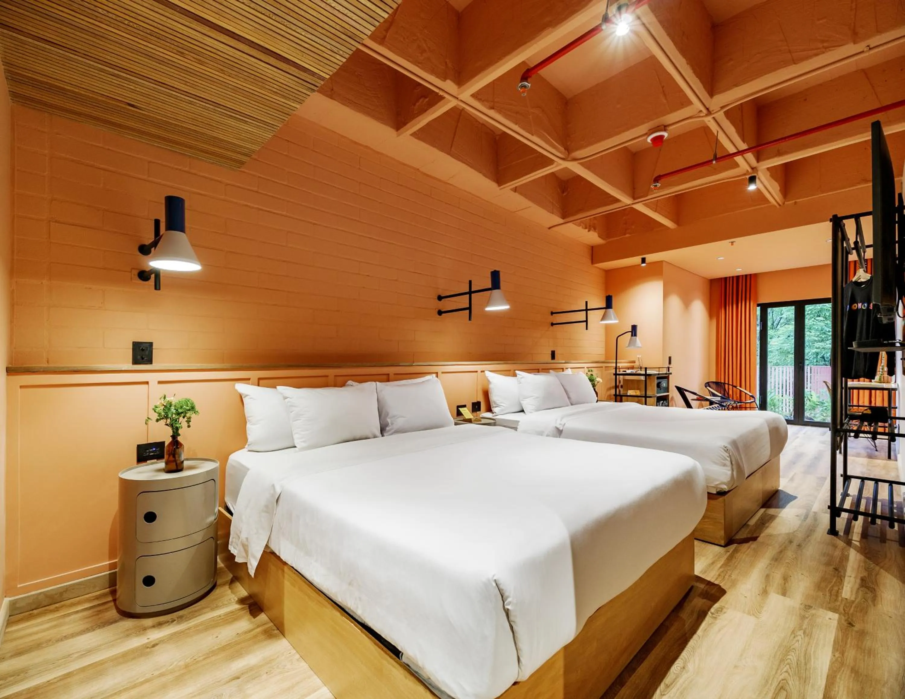 Bed in The Somos Bold Hotel