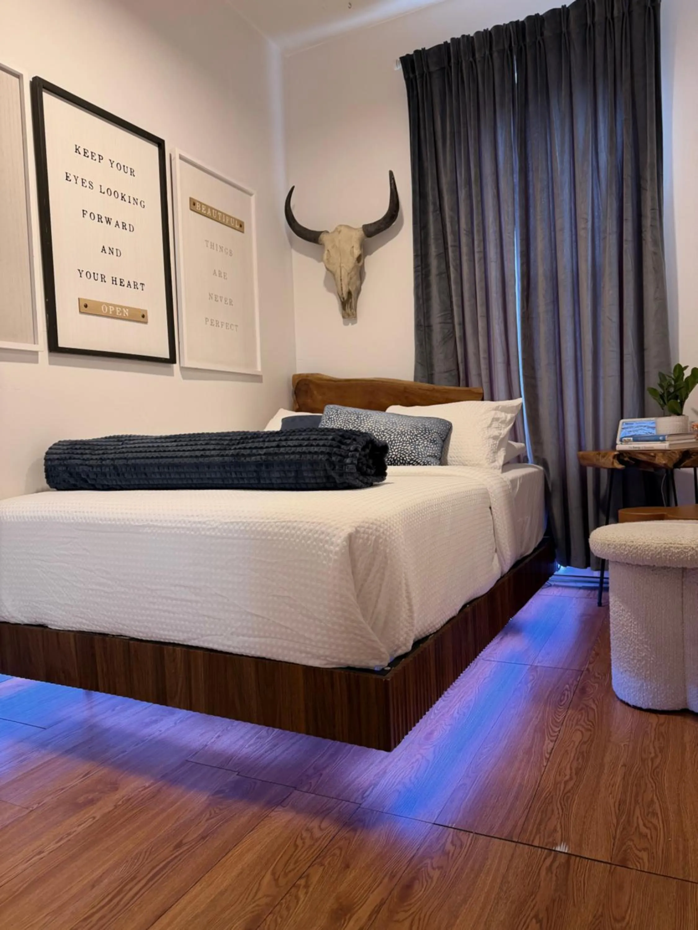 Bed in A Dedicated Space To Unwind