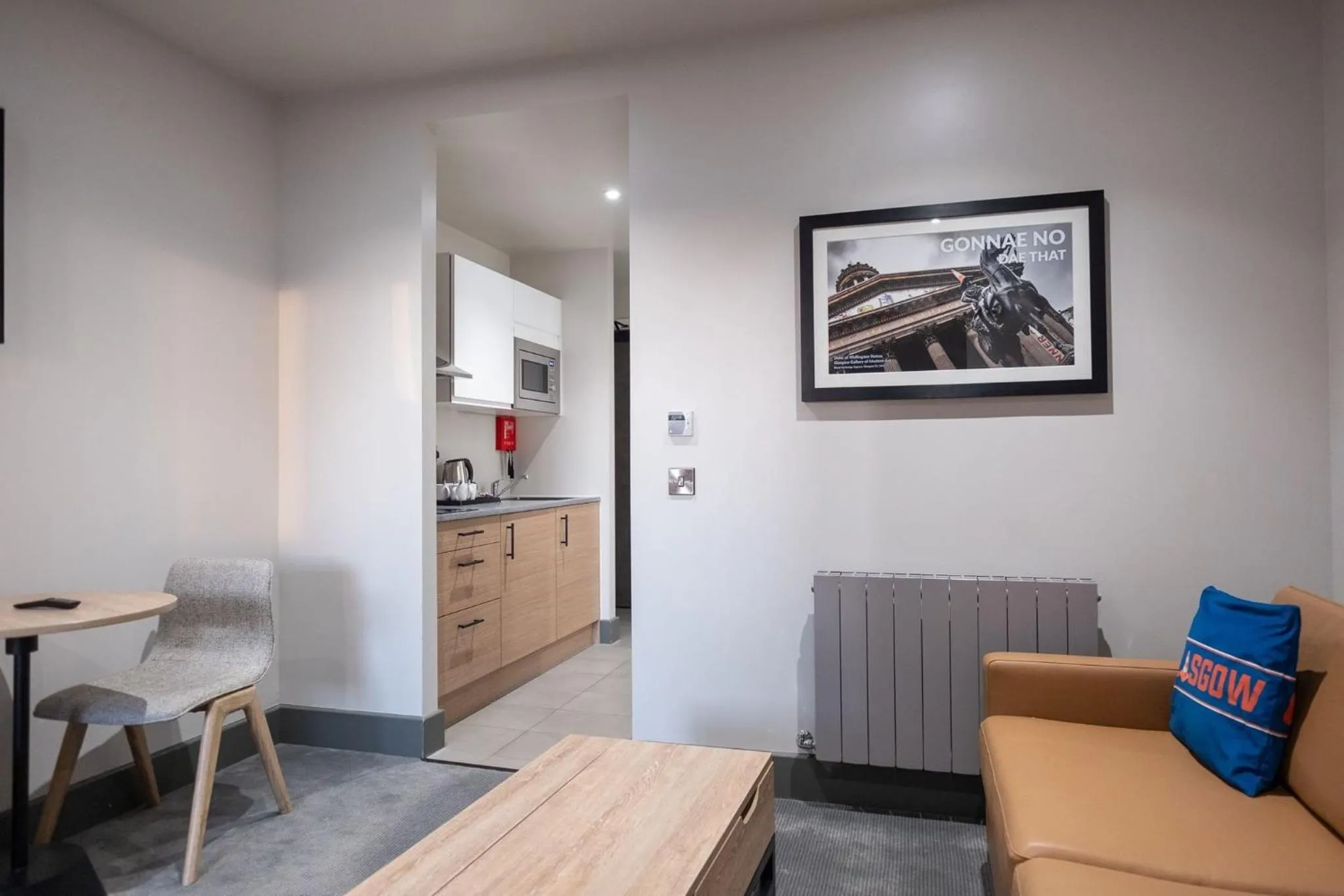 Photo of the whole room in Sandman Signature Glasgow Hotel