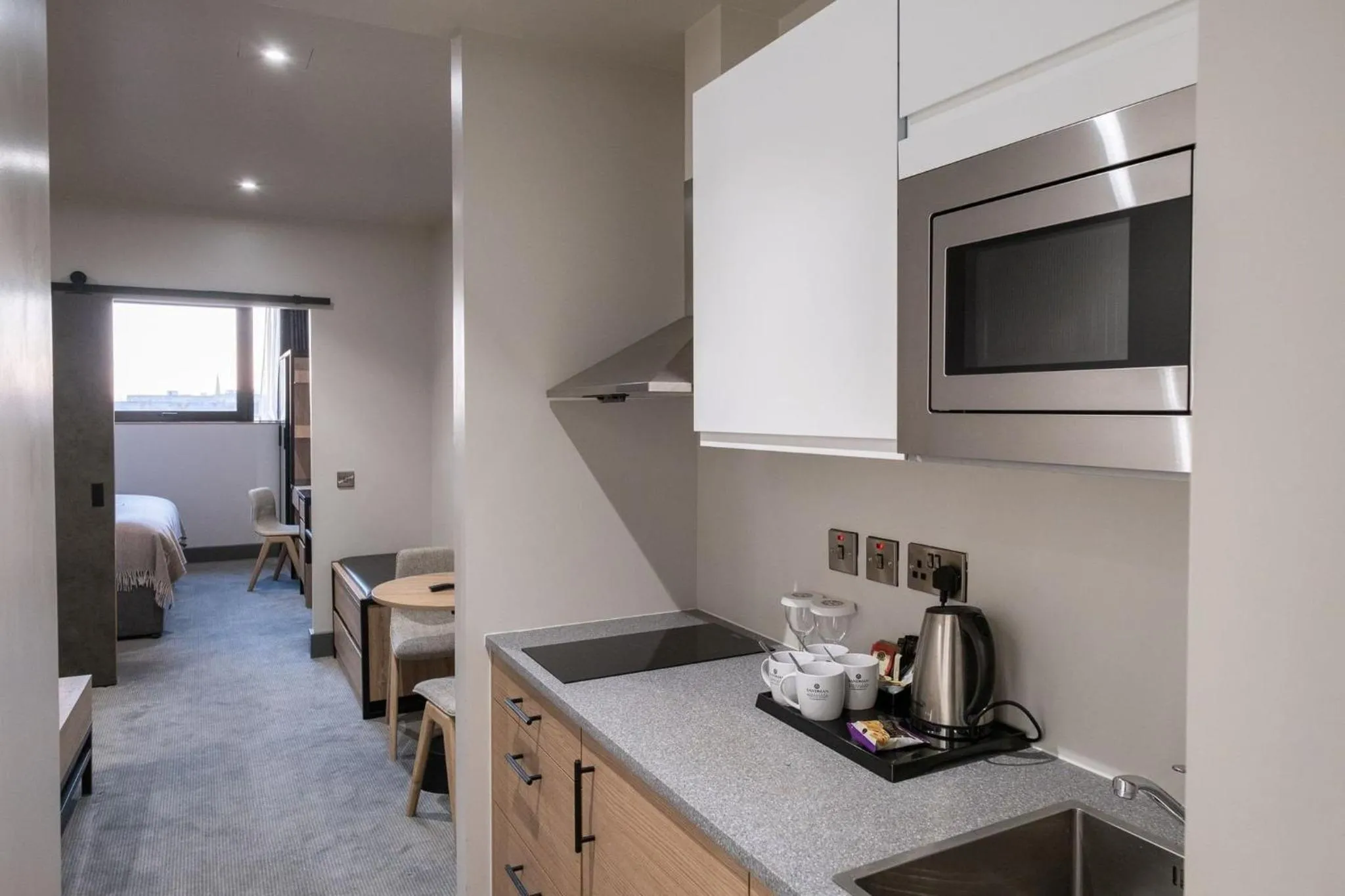Kitchen or kitchenette in Sandman Signature Glasgow Hotel