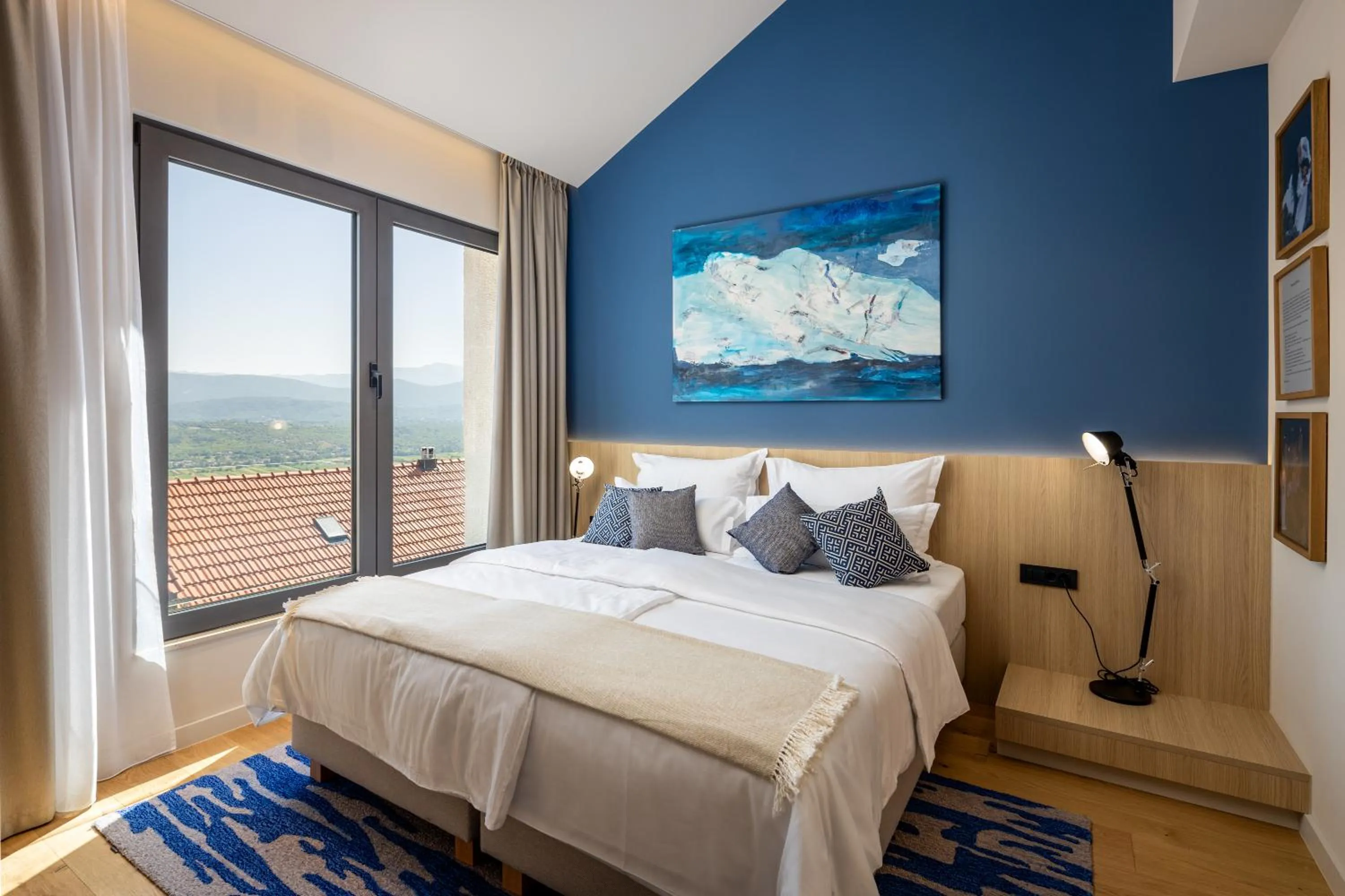 Bed in Emotheo Heritage Hotel