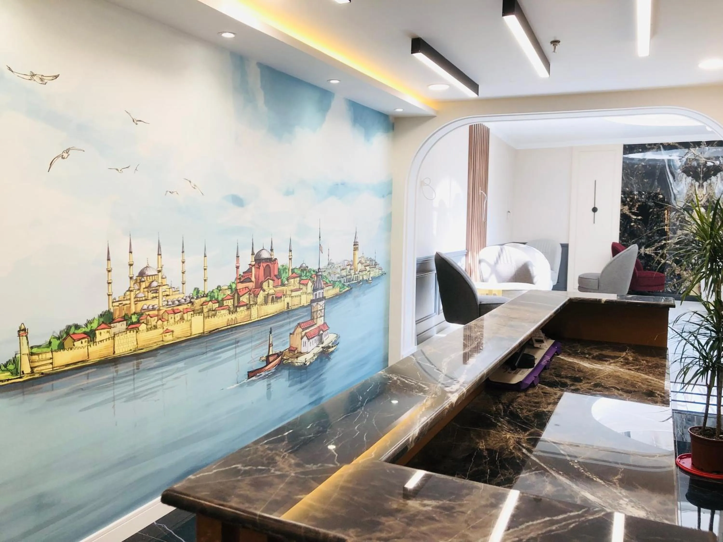 Lobby or reception in Istanbul Midpoint Hotel