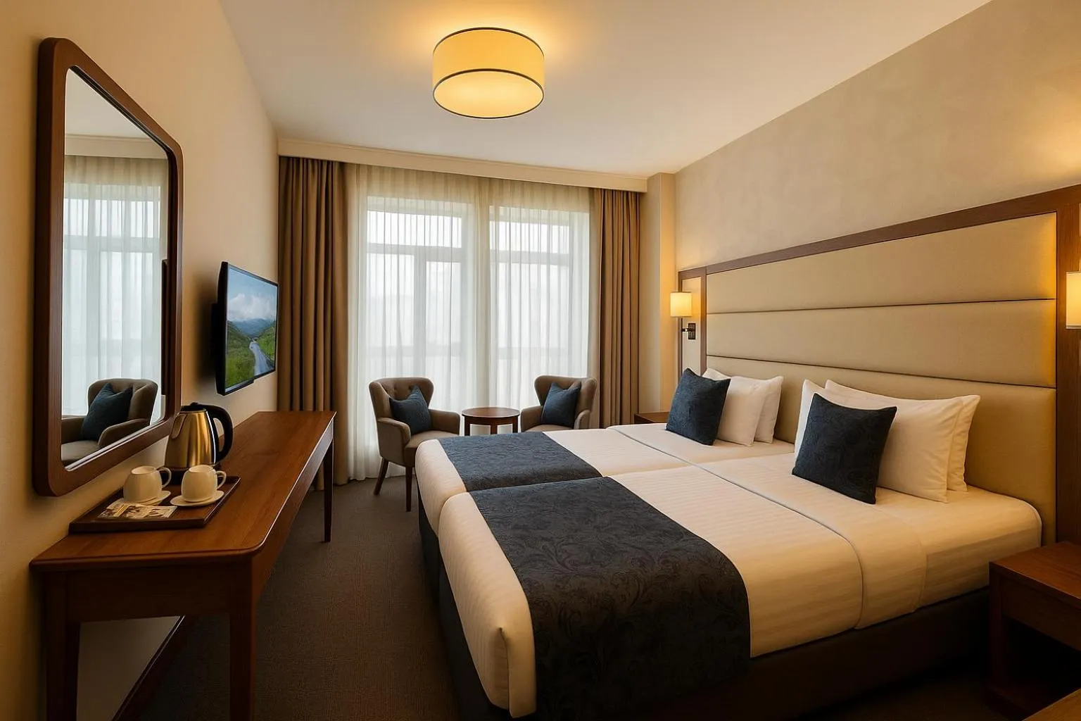 Bed in Istanbul Midpoint Hotel